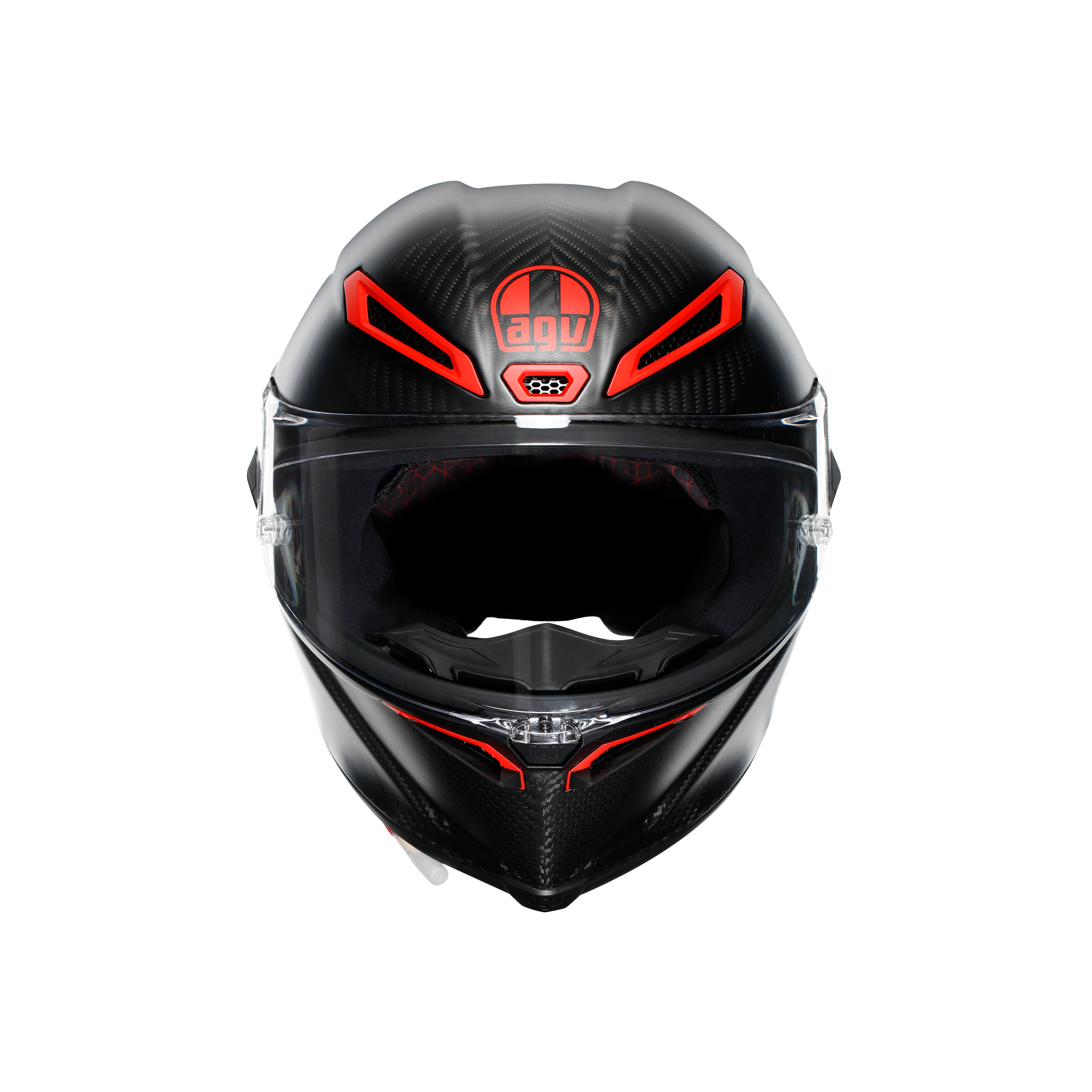 PISTA GP RR INTREPIDO MATT CARBON/BLK/RED - MOTORBIKE FULL FACE HELMET E2206 DOT -  - 2
