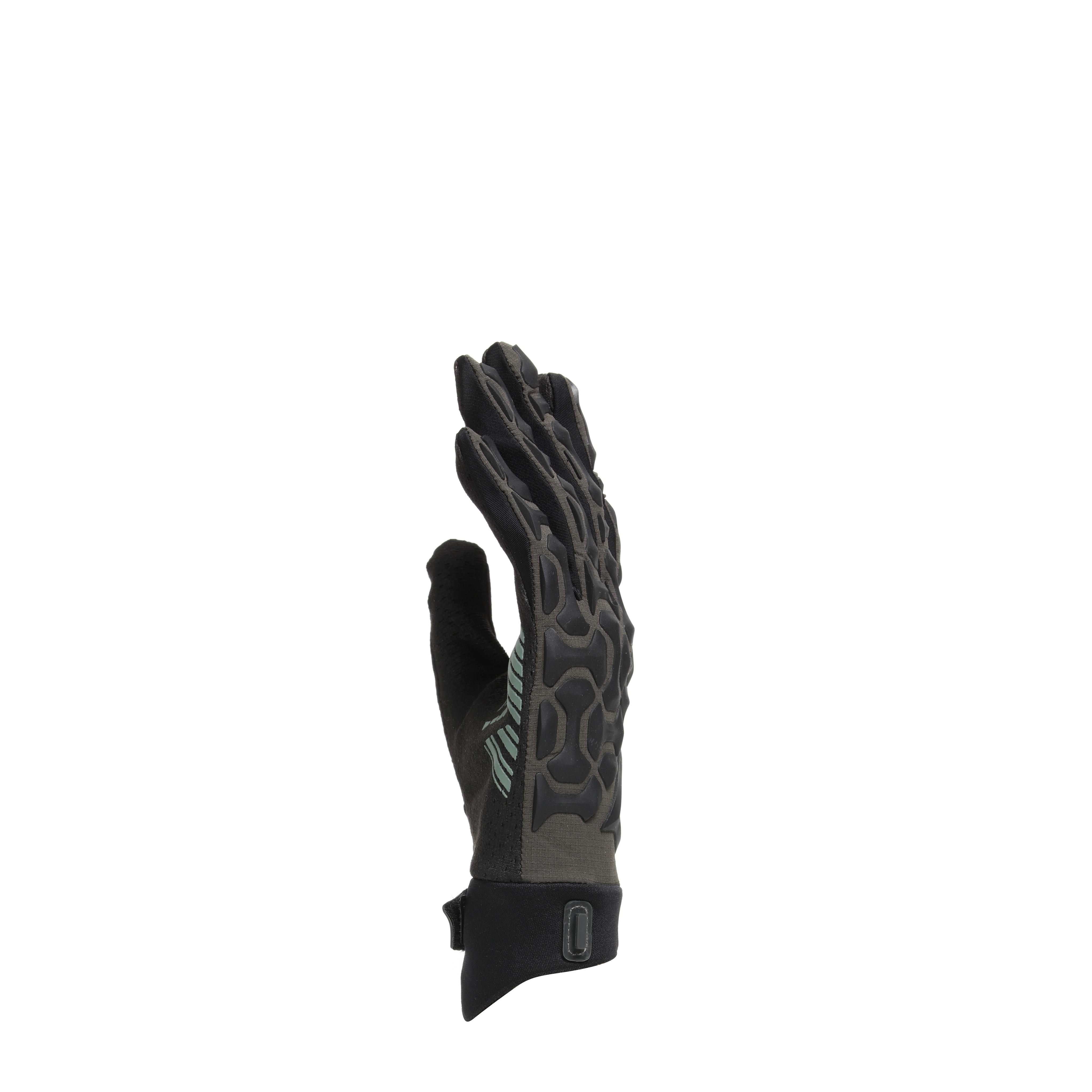 HGR EXT - GANTS DE V&Eacute;LO UNISEXE - BLACK/MILITARY-GREEN - 4