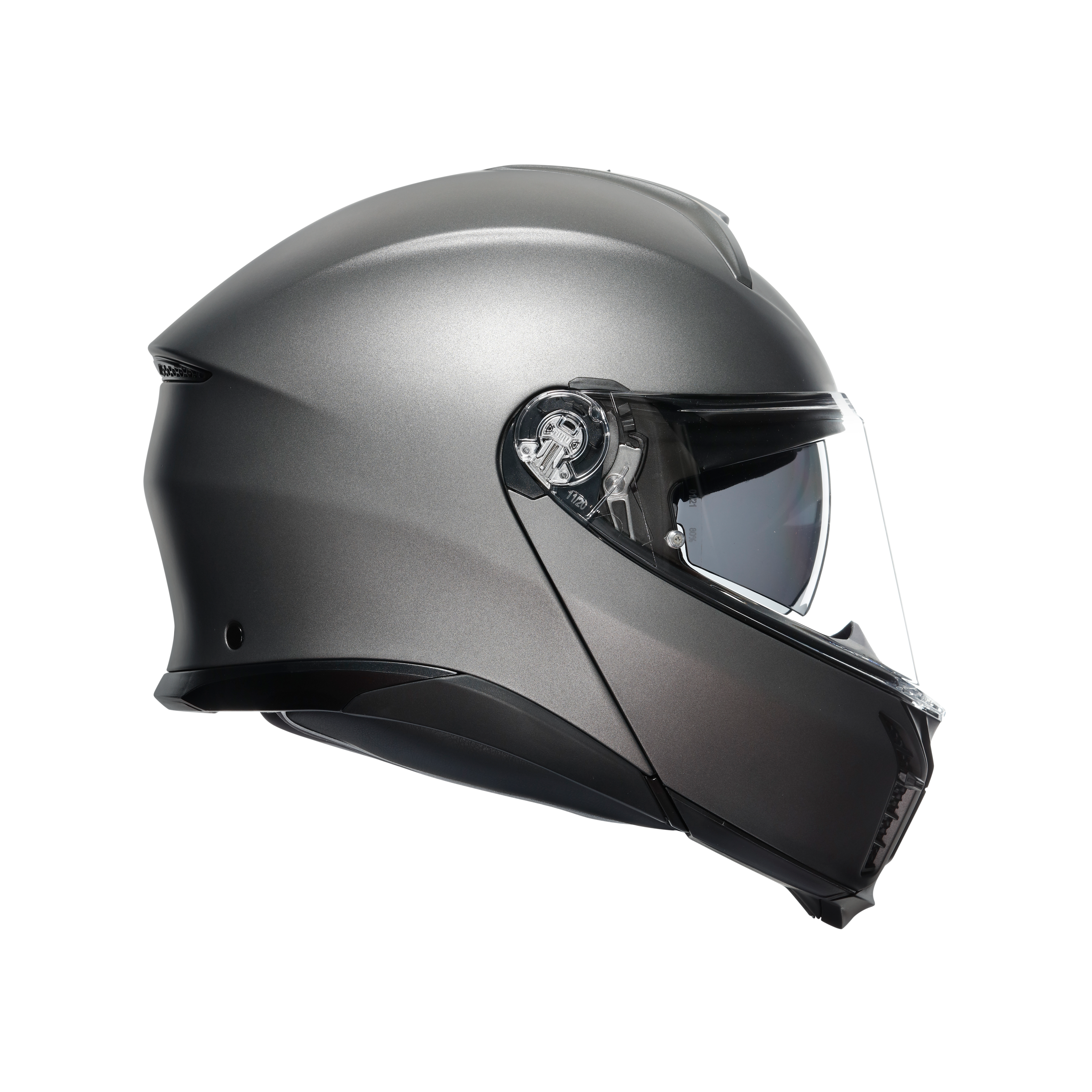 TOURMODULAR LUNA GREY MATT - CASQUE MOTO MODULAIRE E2206 -  - 1