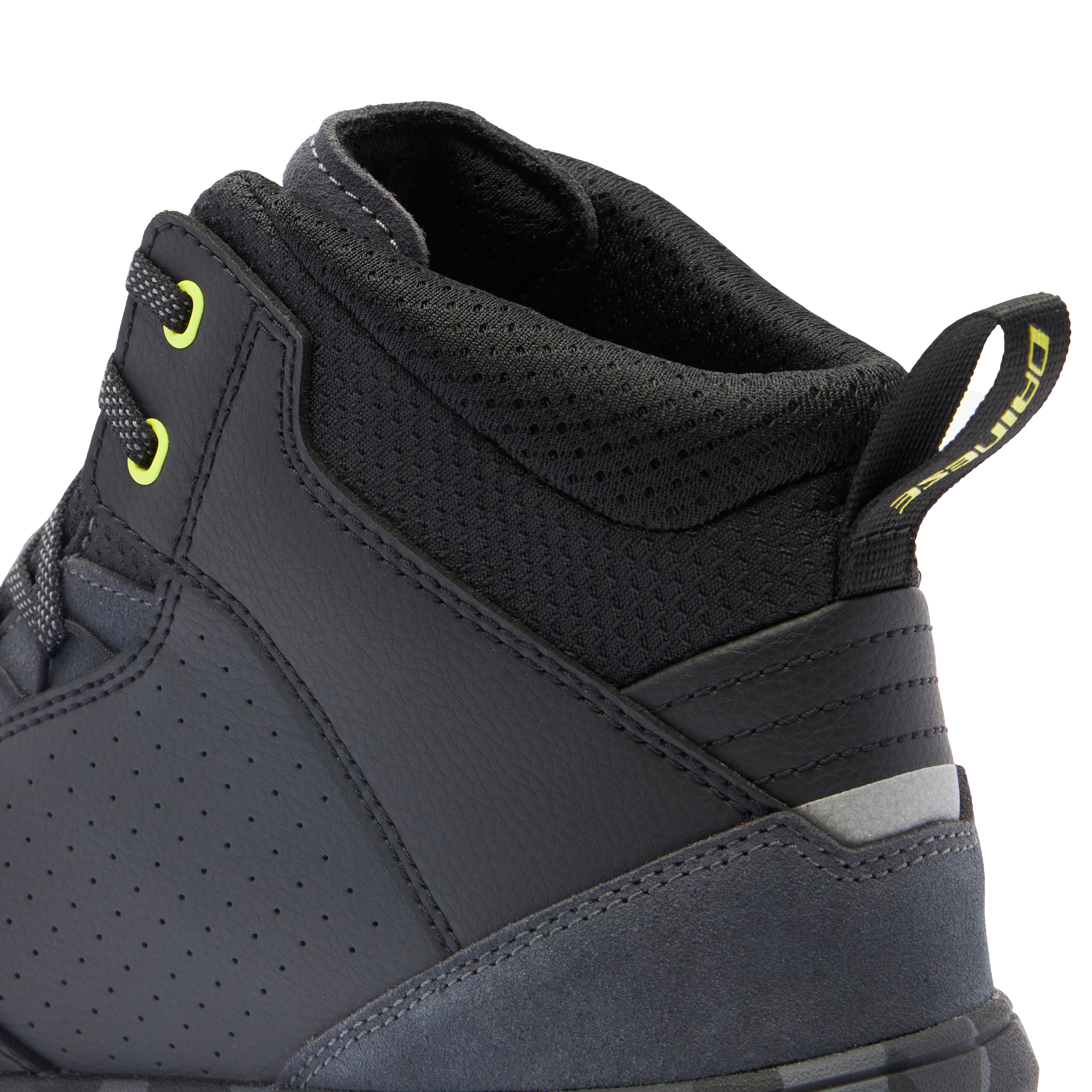 SUBURB D-WP - MEN'S WATERPROOF MOTORCYCLE SHOES - BLACK/CAMO/ACID YELLOW - 7