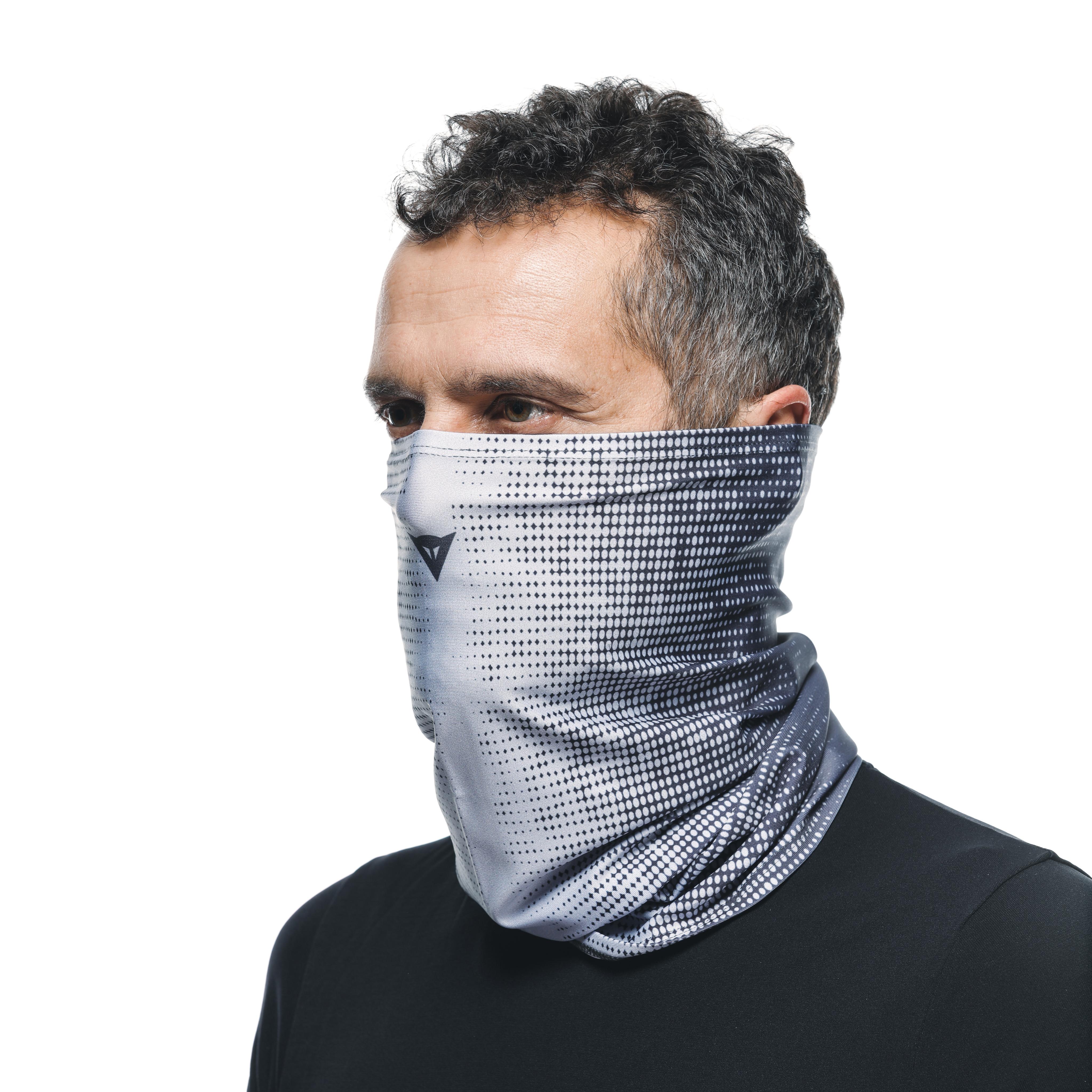 MOTORCYCLE NECK WARMER UNISEX - BASE LAYER SUMMER - GREY - 3