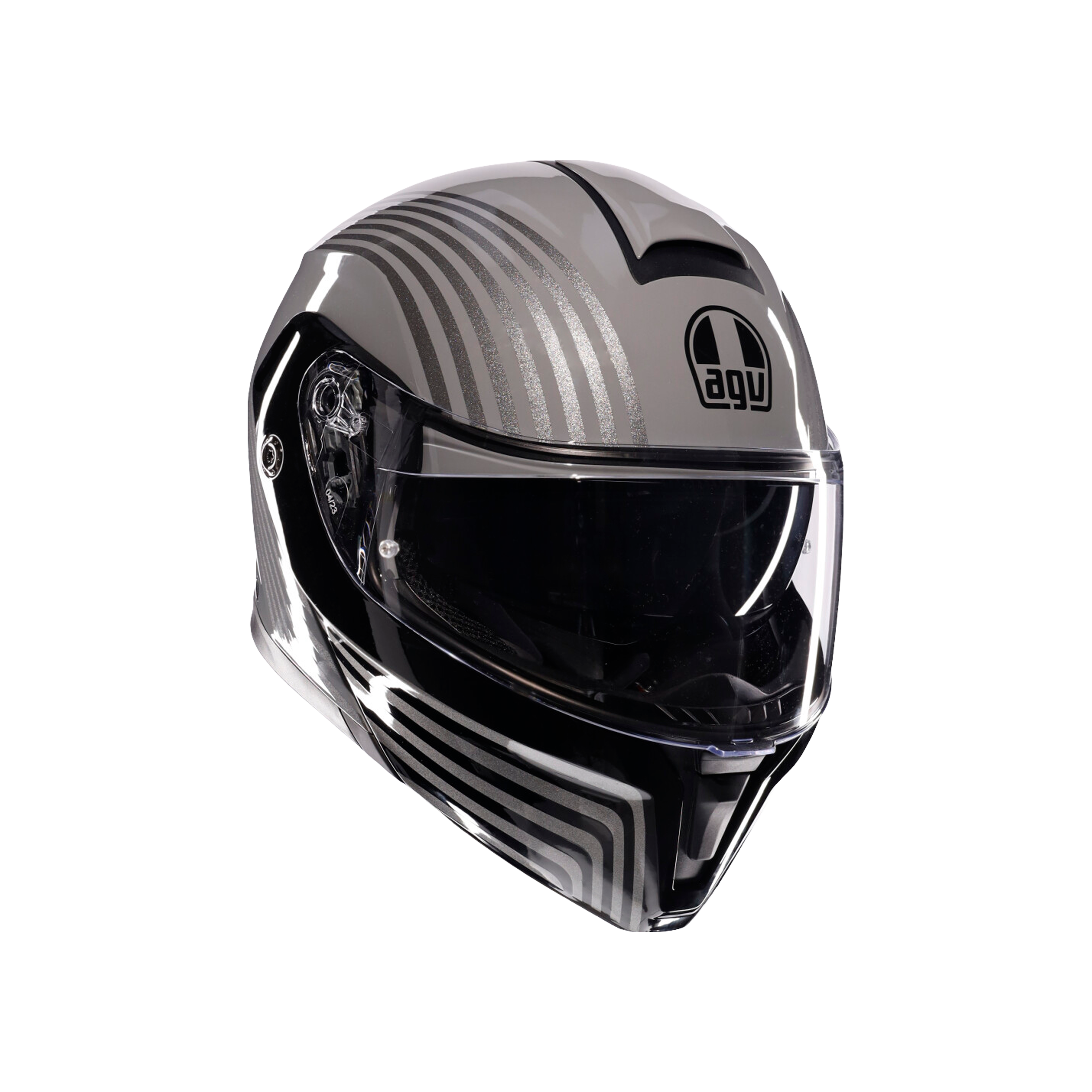 STREETMODULAR ISEO GREY/BLACK - MOTORBIKE FLIP UP HELMET DOT(E2206) -  - 1