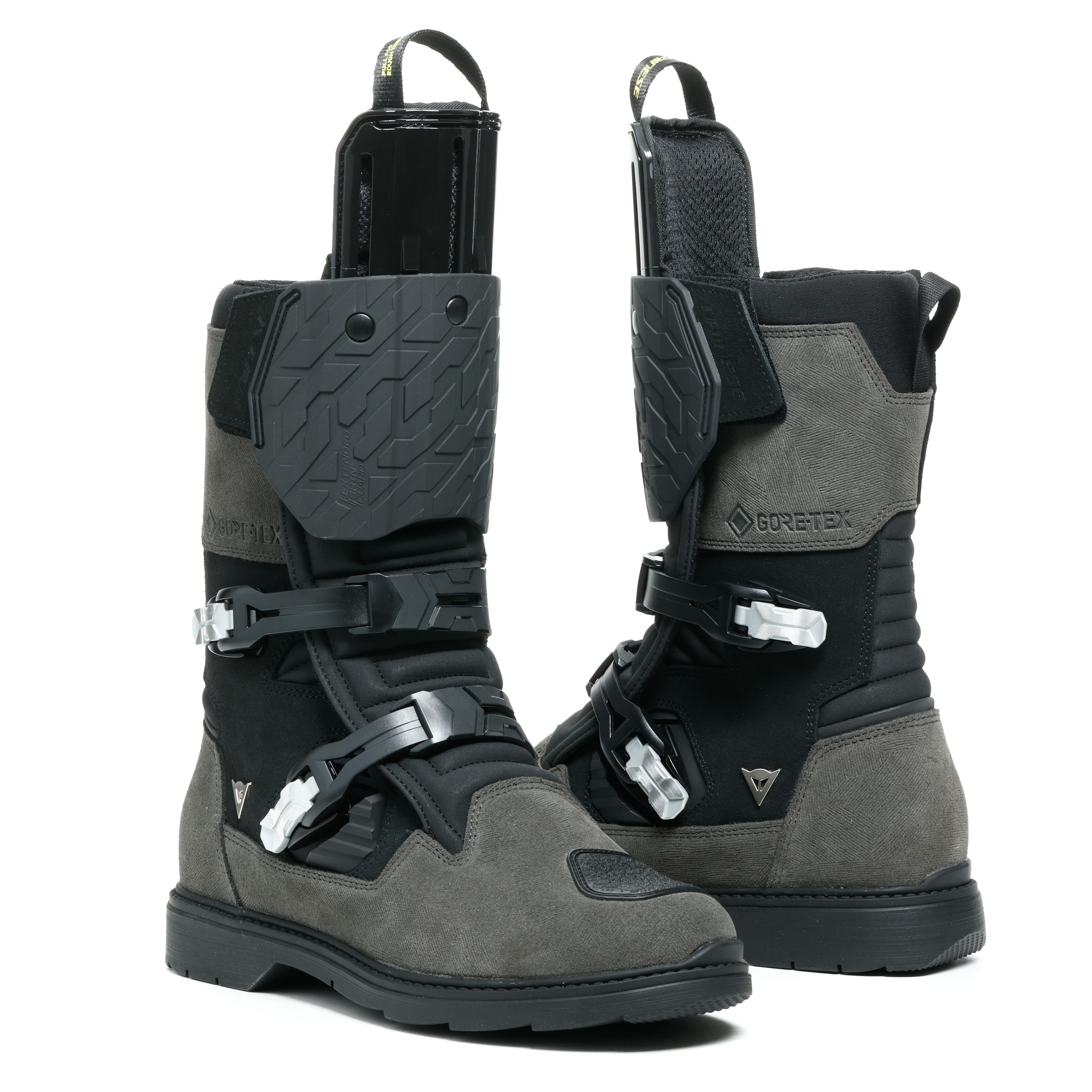 OVERYOND XT GORE-TEX - MEN'S FOUR-SEASON GORE-TEX MOTORCYCLE BOOTS - BLACK/GREY - 9