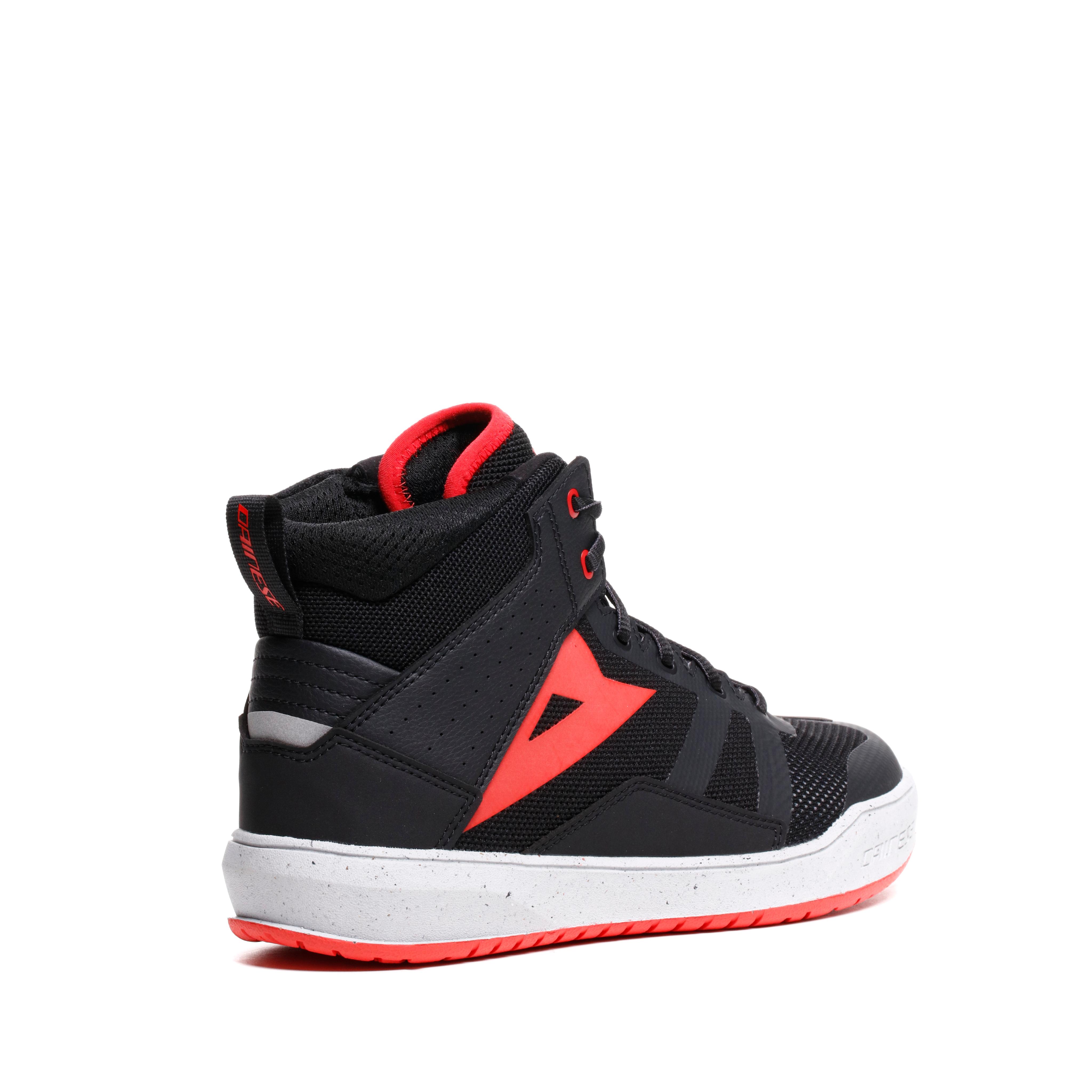 SUBURB ZIP AIR - CHAUSSURES MOTO URBAINES D'&Eacute;T&Eacute; HOMME - BLACK/RED-LAVA - 3