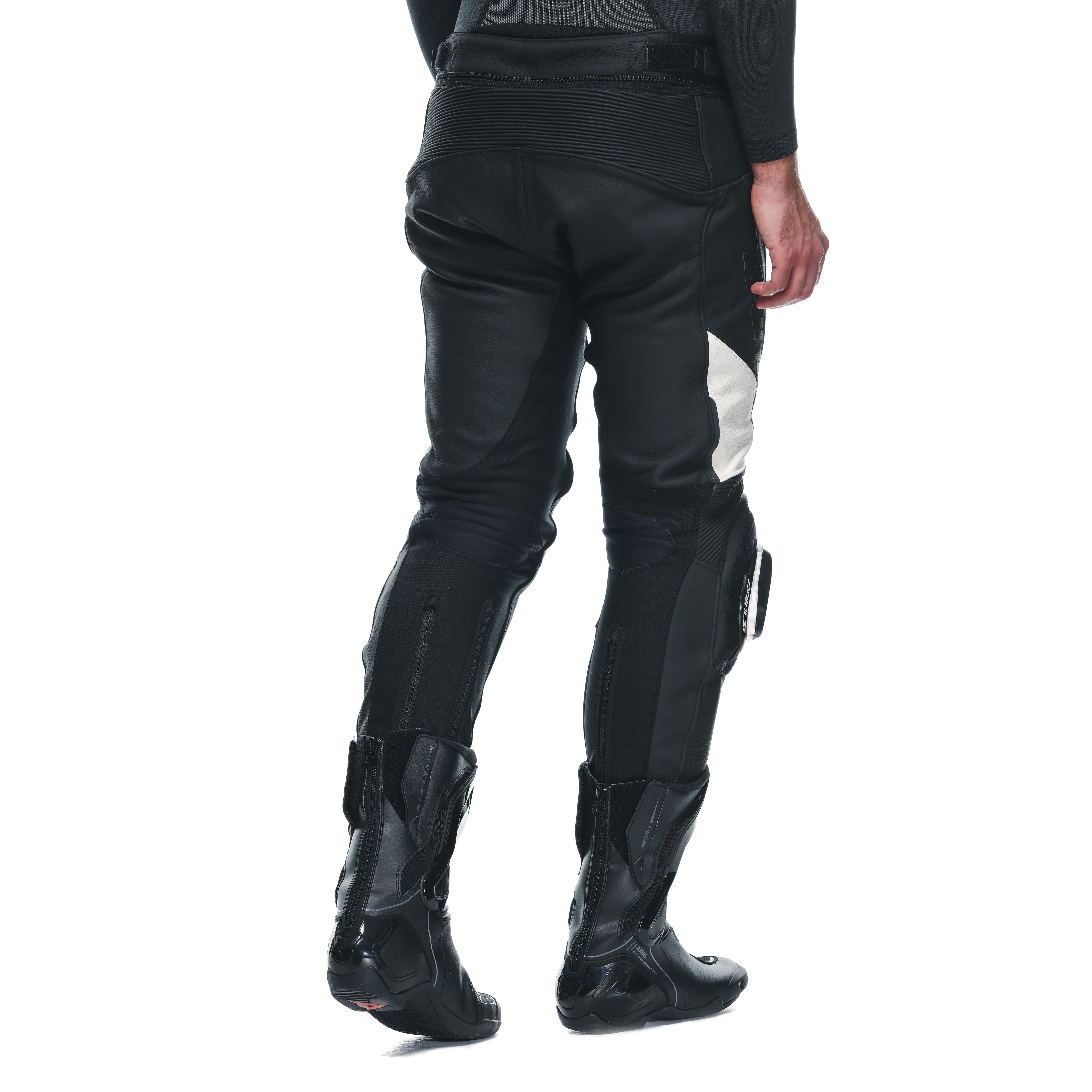 DELTA 4 - MOTORRADHOSE AUS LEDER HERREN - BLACK/WHITE - 8