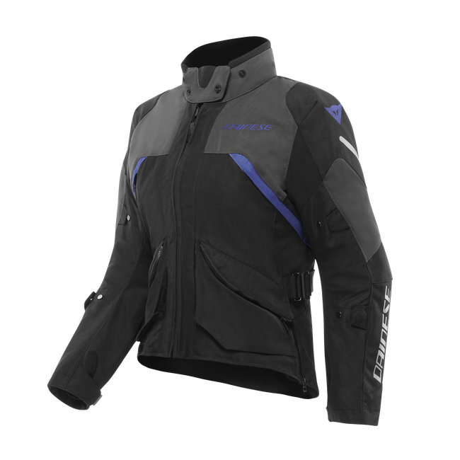 Dainese - Tempest 4 d - Perforated Leather - Women - Black/raven/blue - 38