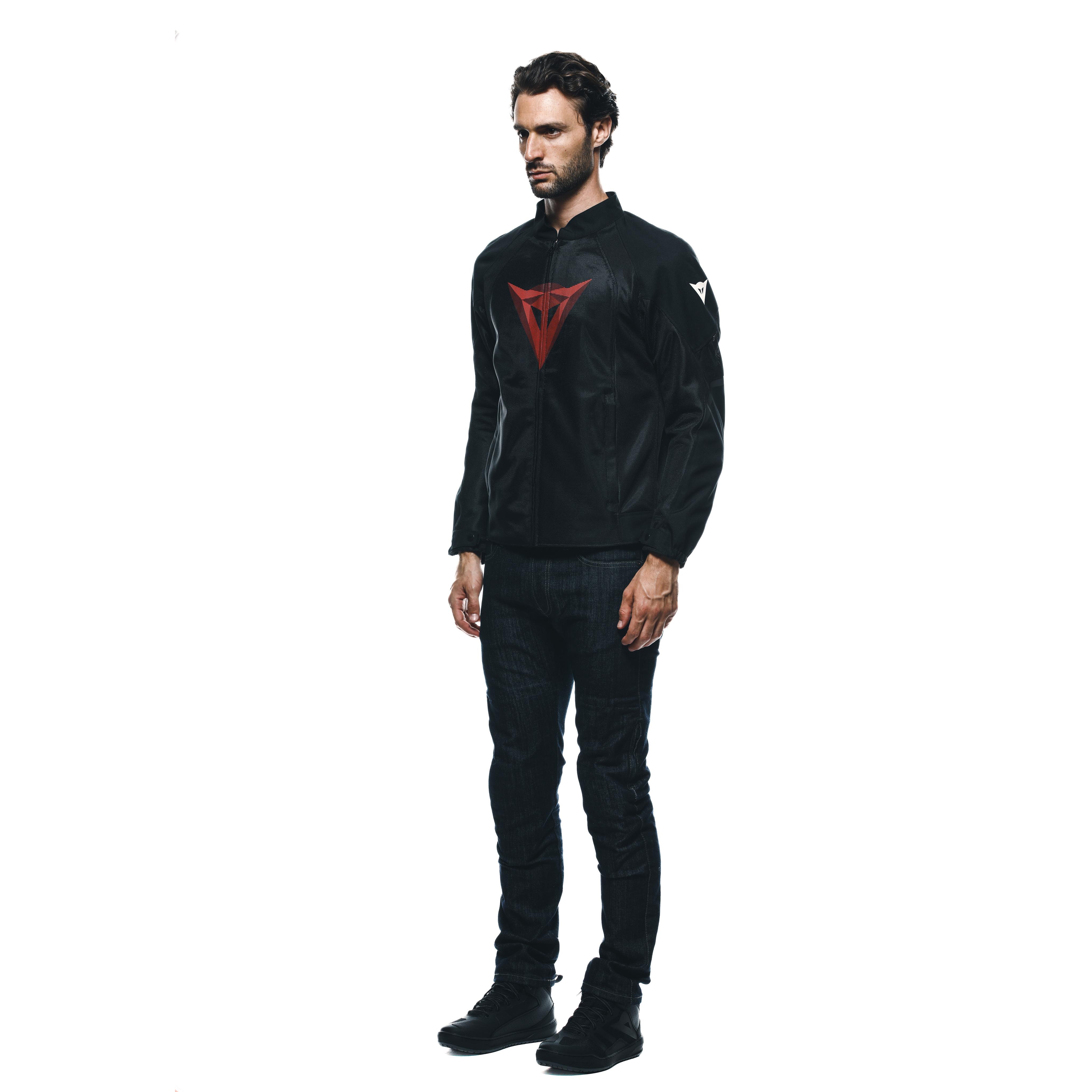 HEROSPHERE AIR - GIUBBOTTO MOTO ESTIVO UOMO - BLACK/RED DIAMOND - 4