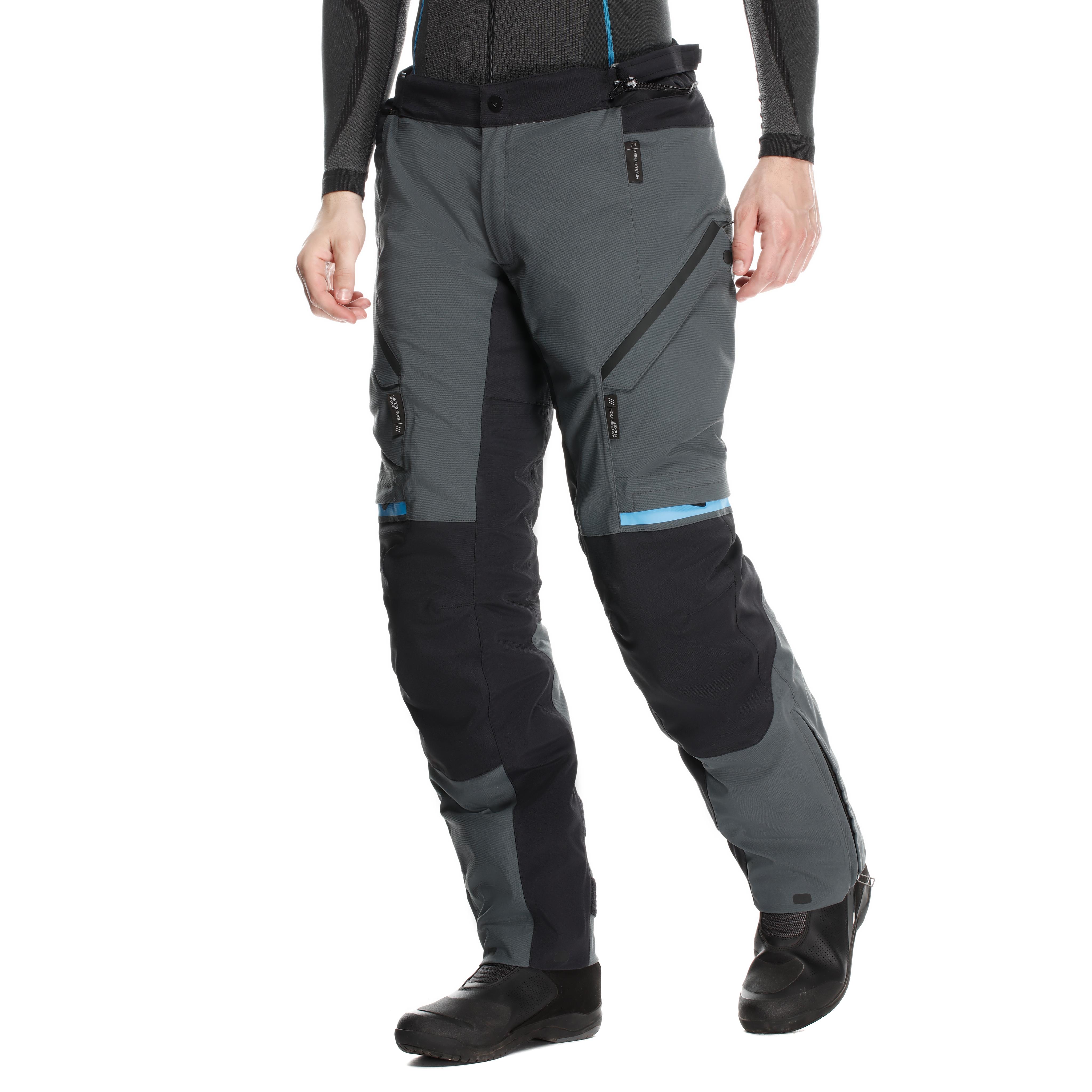 MANGEN ABS&Oslash;LUTESHELL&trade; PRO - MEN TOURING MOTORCYCLE PANTS - EBONY/BLACK - 3