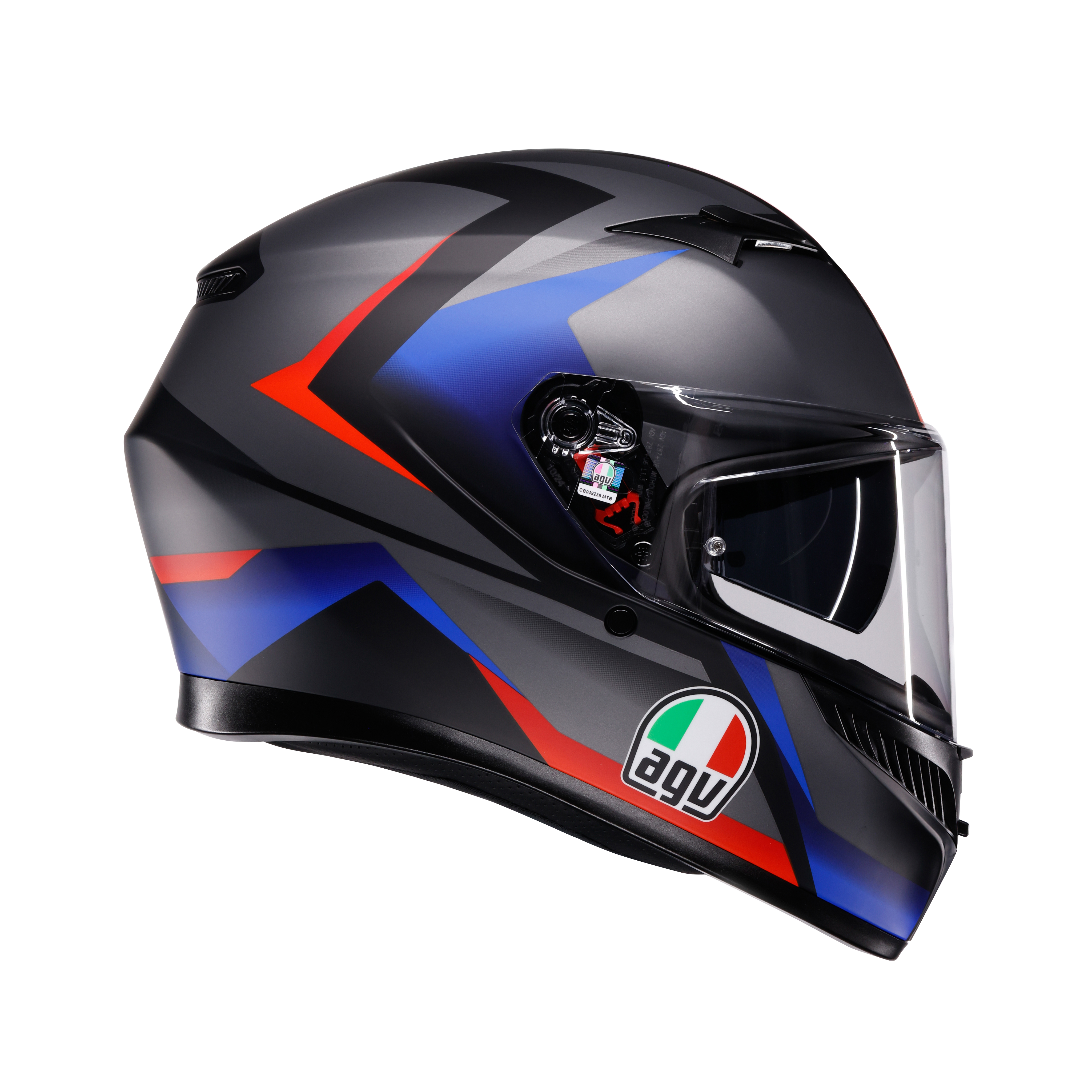 K3 E2206 - STRIGA MATT BLACK/BLUE/RED -  - 3