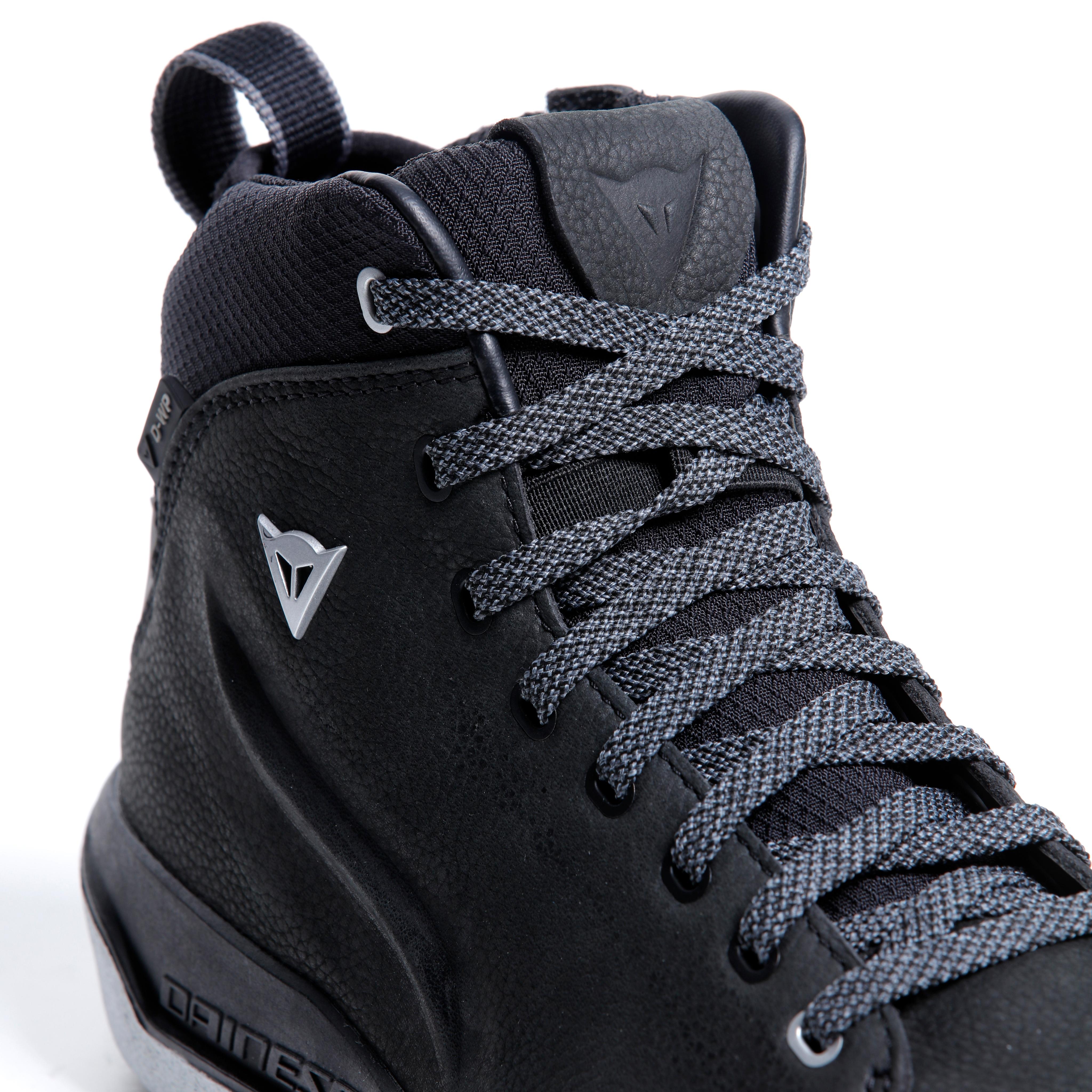 METRACTIVE D-WP&reg; ZAPATOS IMPERMEABLES MOTO MUJER - BLACK/WHITE - 9