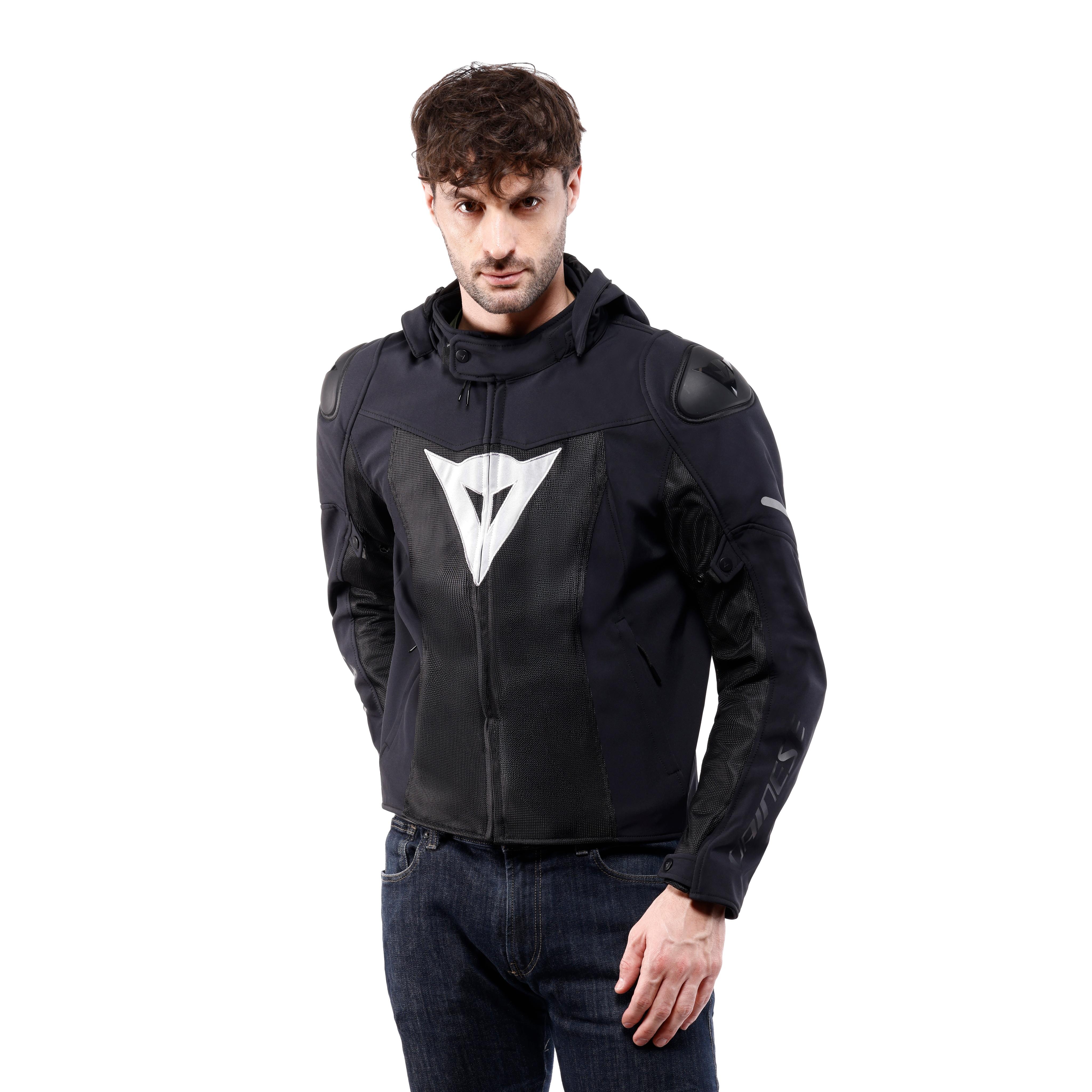 SUPER SPRINT AIR TEX - MEN'S SUMMER MESH MOTORCYCLE JACKET - BLACK/WHITE - 3