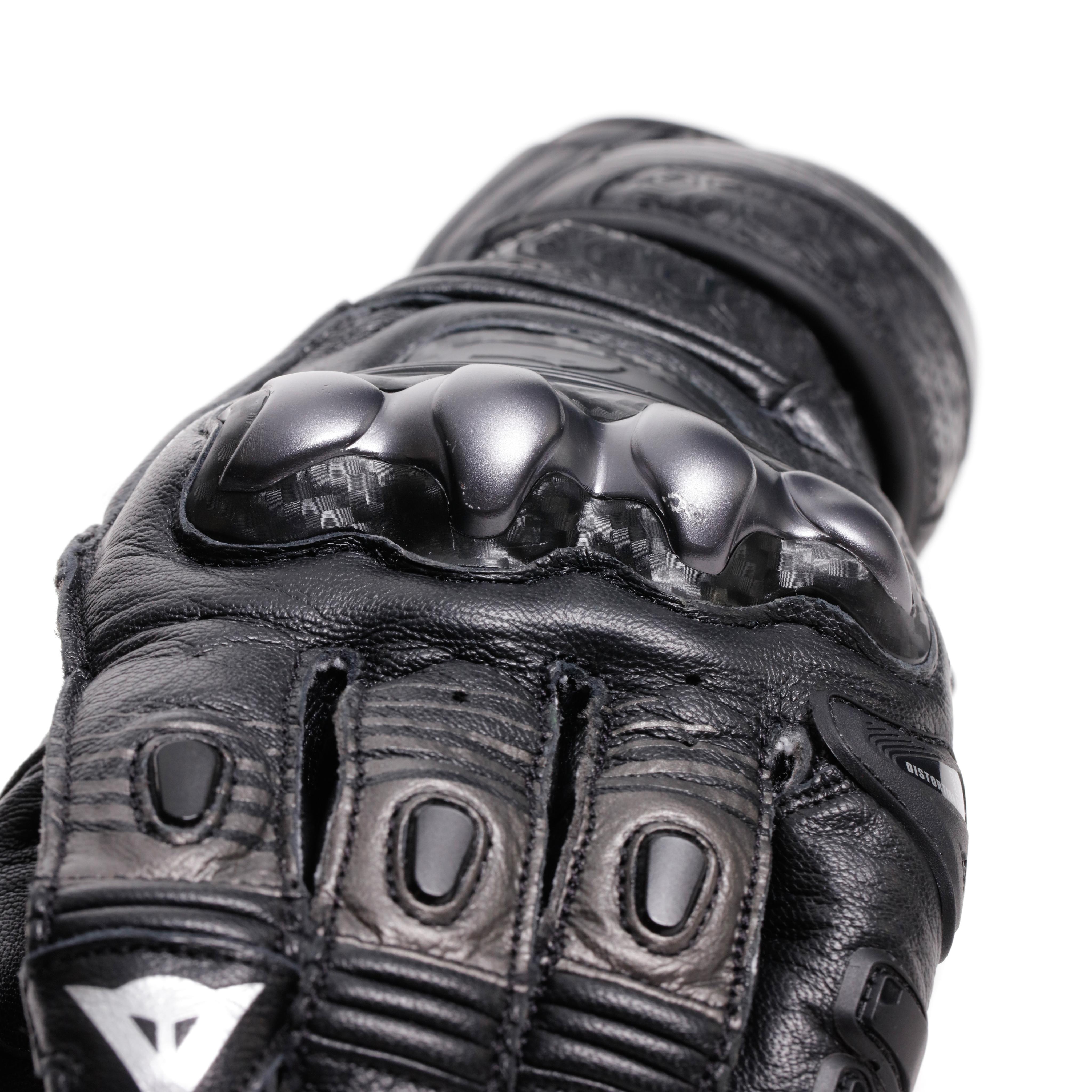 FIERO - GANTS DE MOTO RACING EN CUIR - BLACK/ANTHRACITE - 8