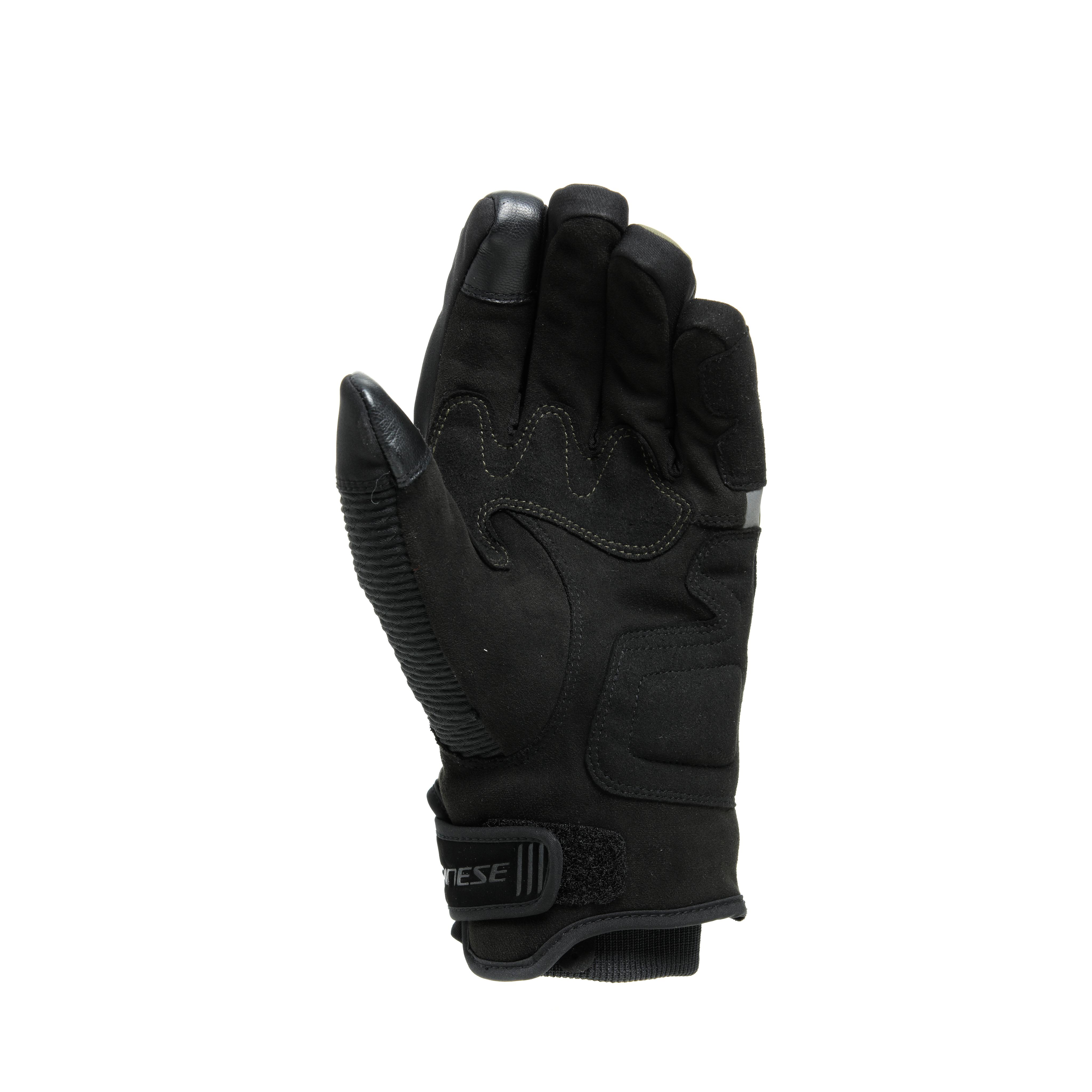 TRENTO D-DRY&reg;- MEN'S WATERPROOF MOTORCYCLE GLOVES - BLACK/GRAPE-LEAF - 3