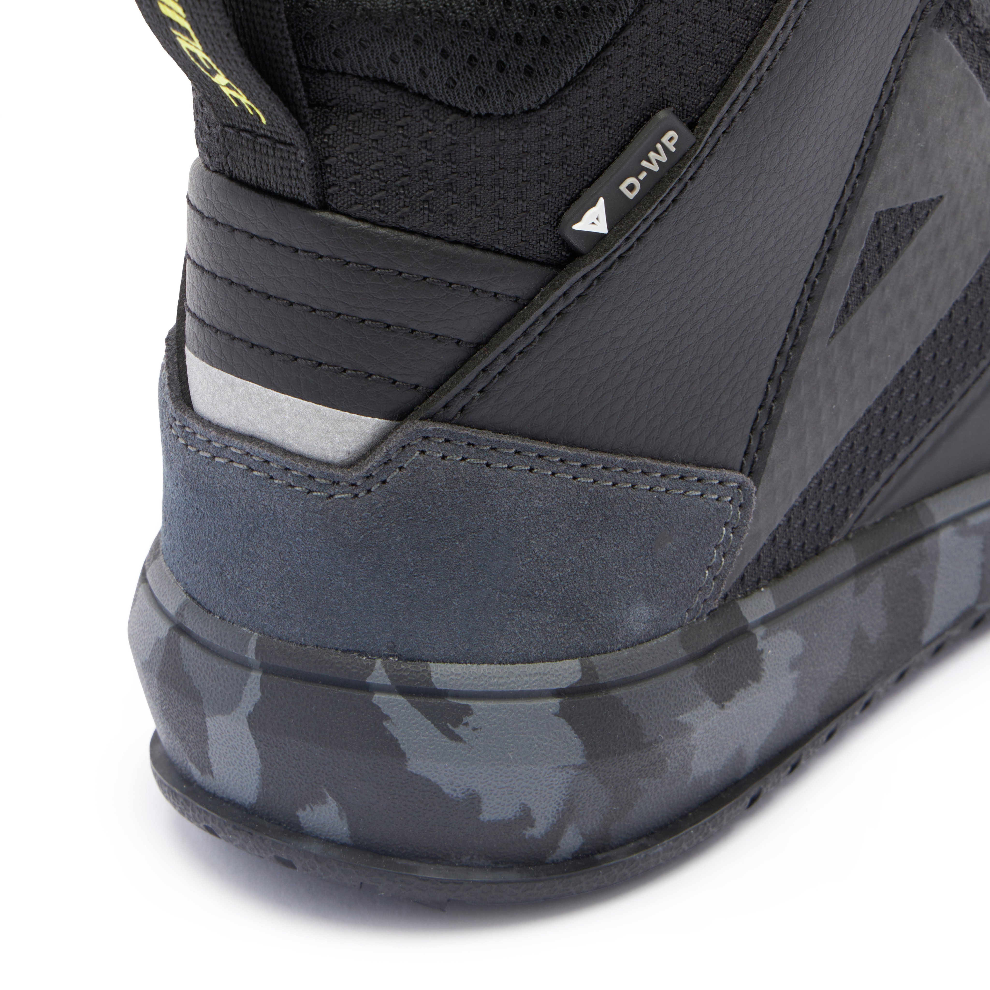 SUBURB D-WP&reg; ZAPATOS IMPERMEABLES MOTO HOMBRE - BLACK/CAMO/ACID YELLOW - 9