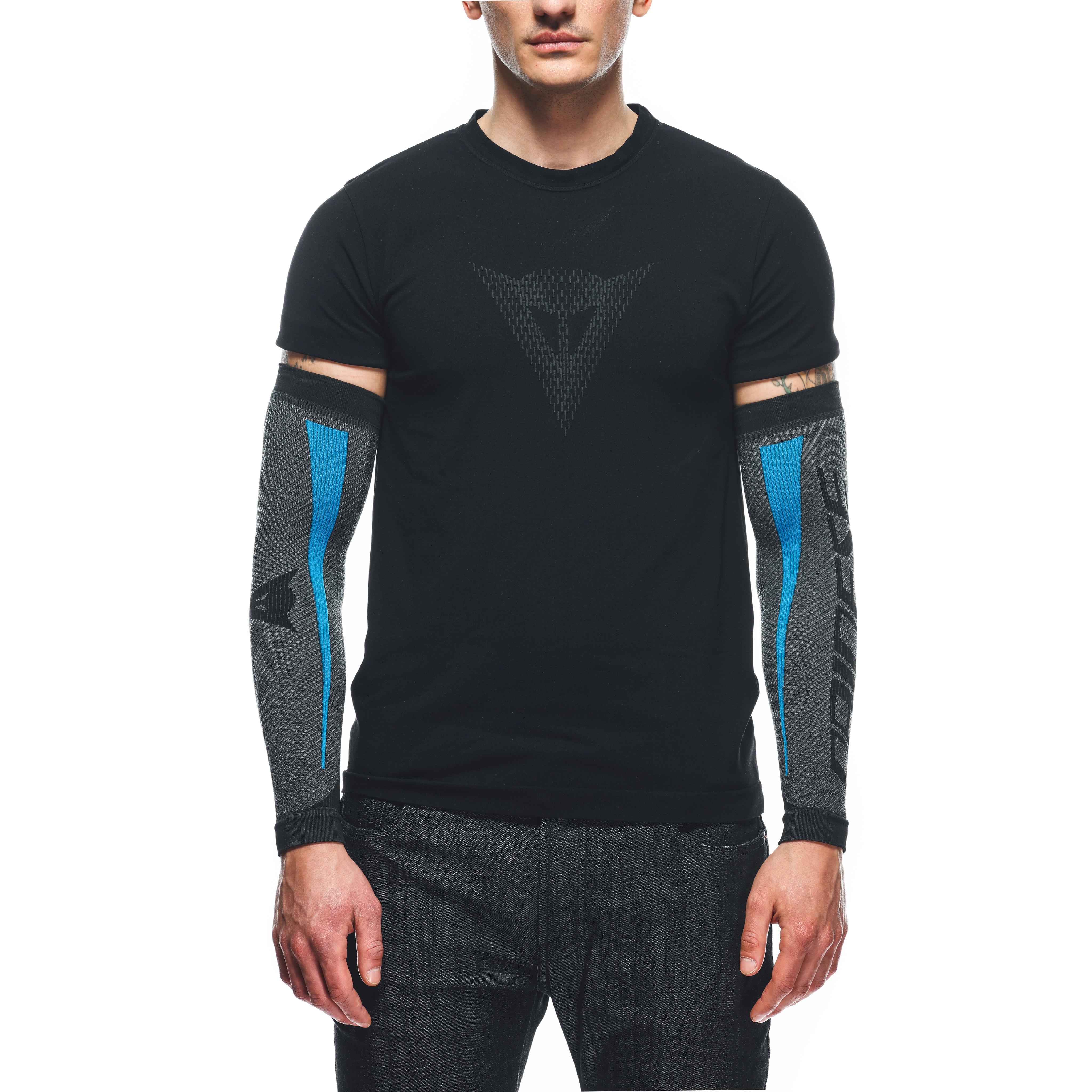 TECHNICAL MOTORCYCLE ARM WARMERS - BASE LAYER SUMMER - BLACK/BLUE - 2