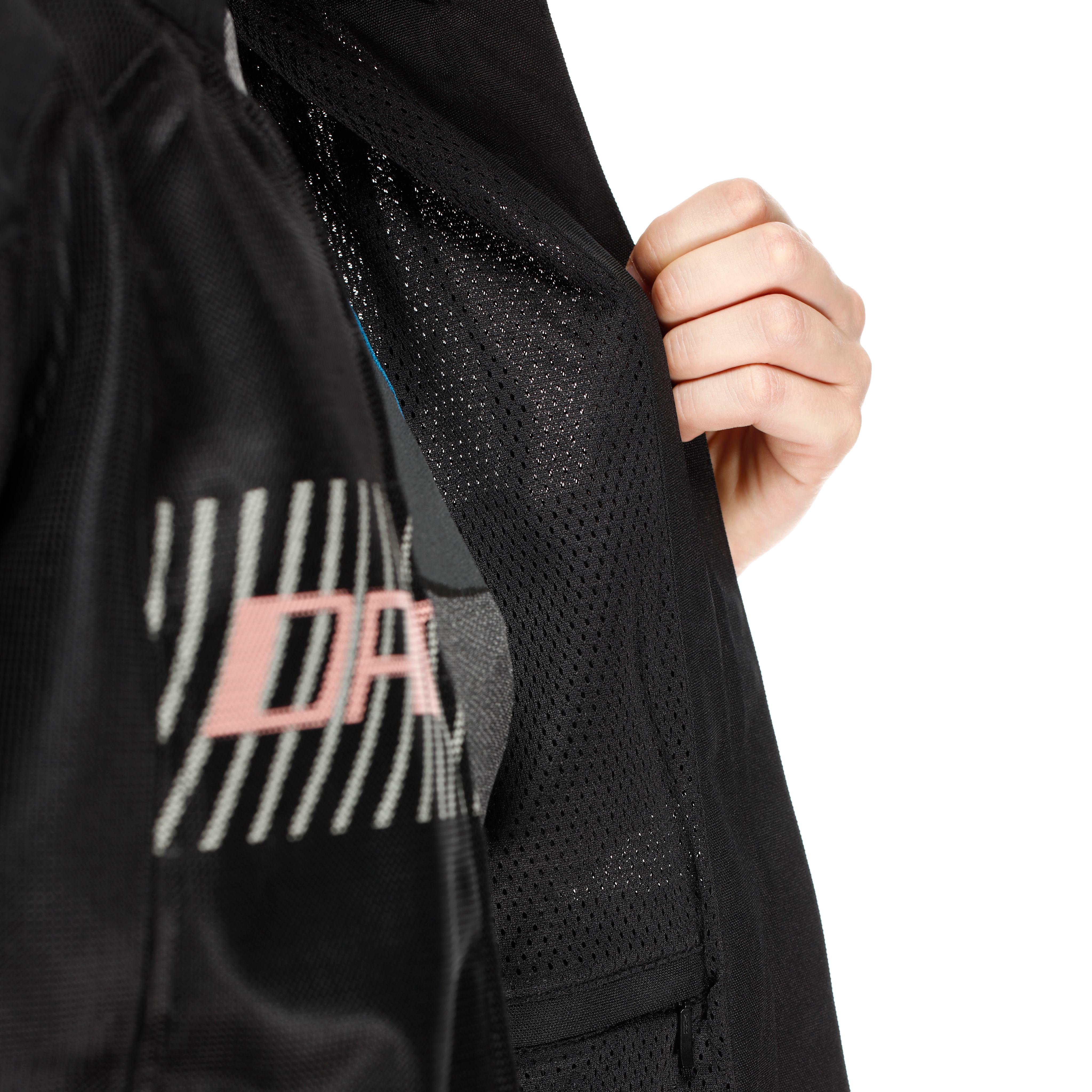 HEROSPHERE AIR - GIACCA MOTO ESTIVA DONNA - BLACK/WHITE/PEACH - 14