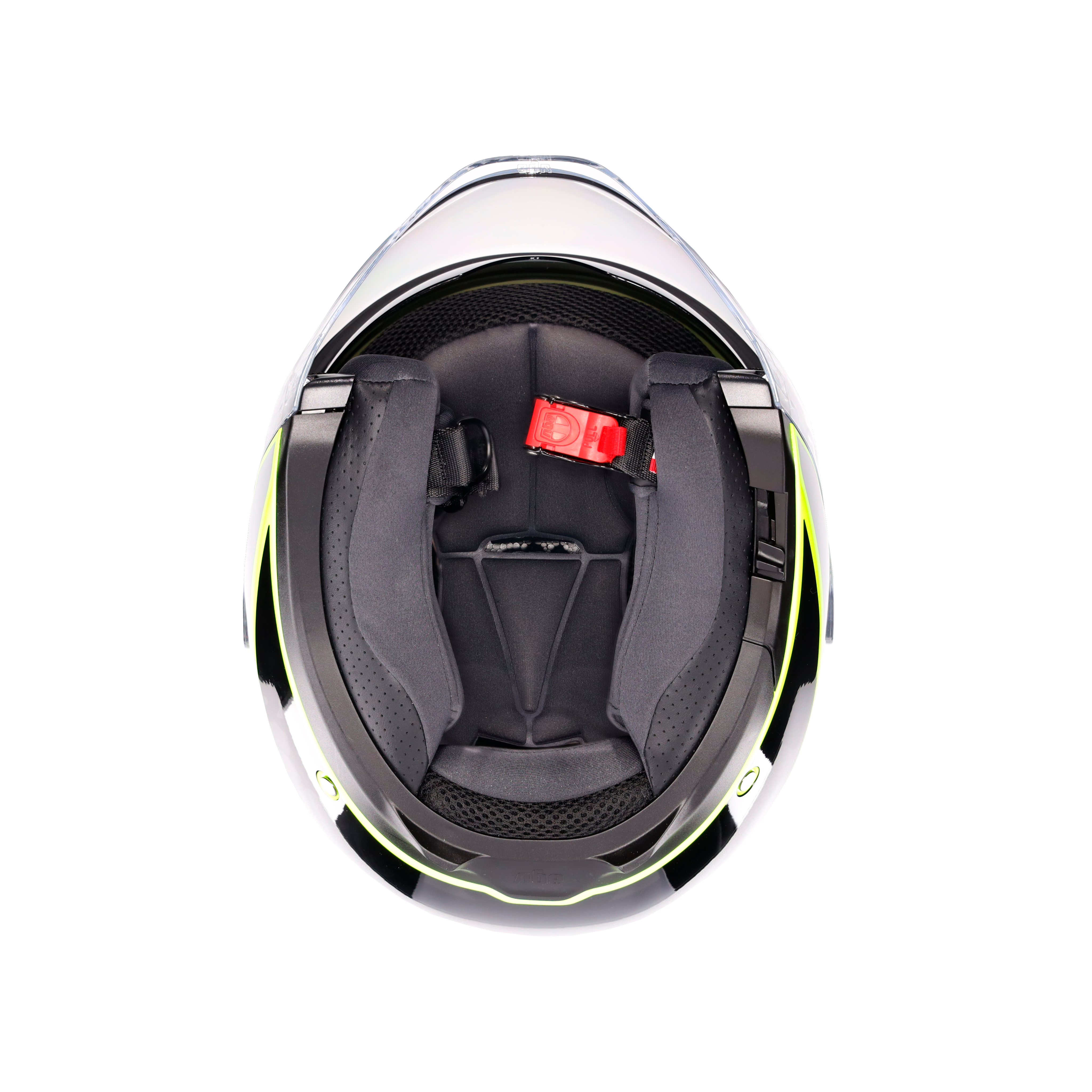 IRIDES DAVAO BLACK/GREY/YELLOW FLUO - CASQUE MOTO JET E2206 -  - 8