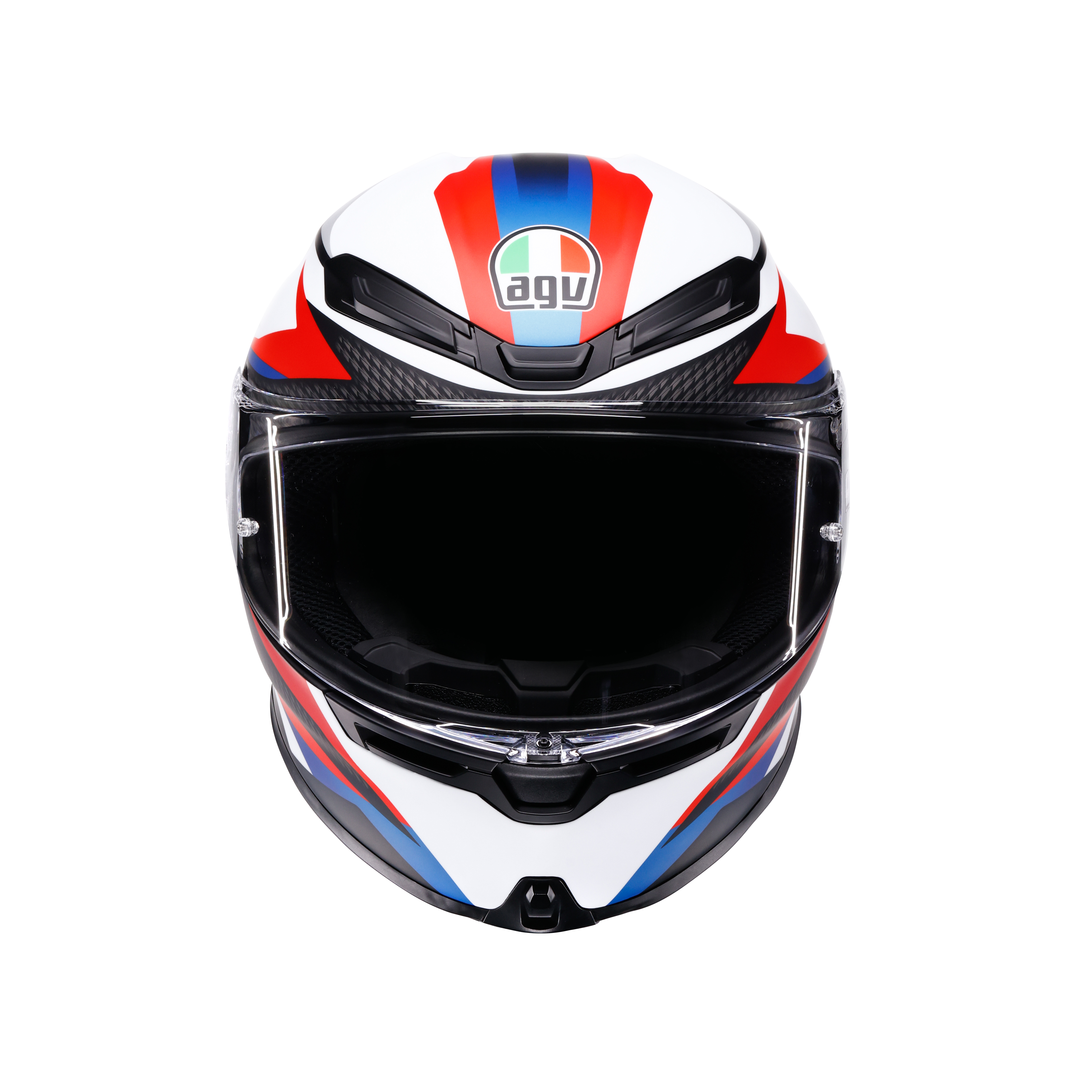 K6 S TIMEWARP MATT BLACK/RED/BLUE - MOTORBIKE FULL FACE HELMET DOT (E2206) -  - 7