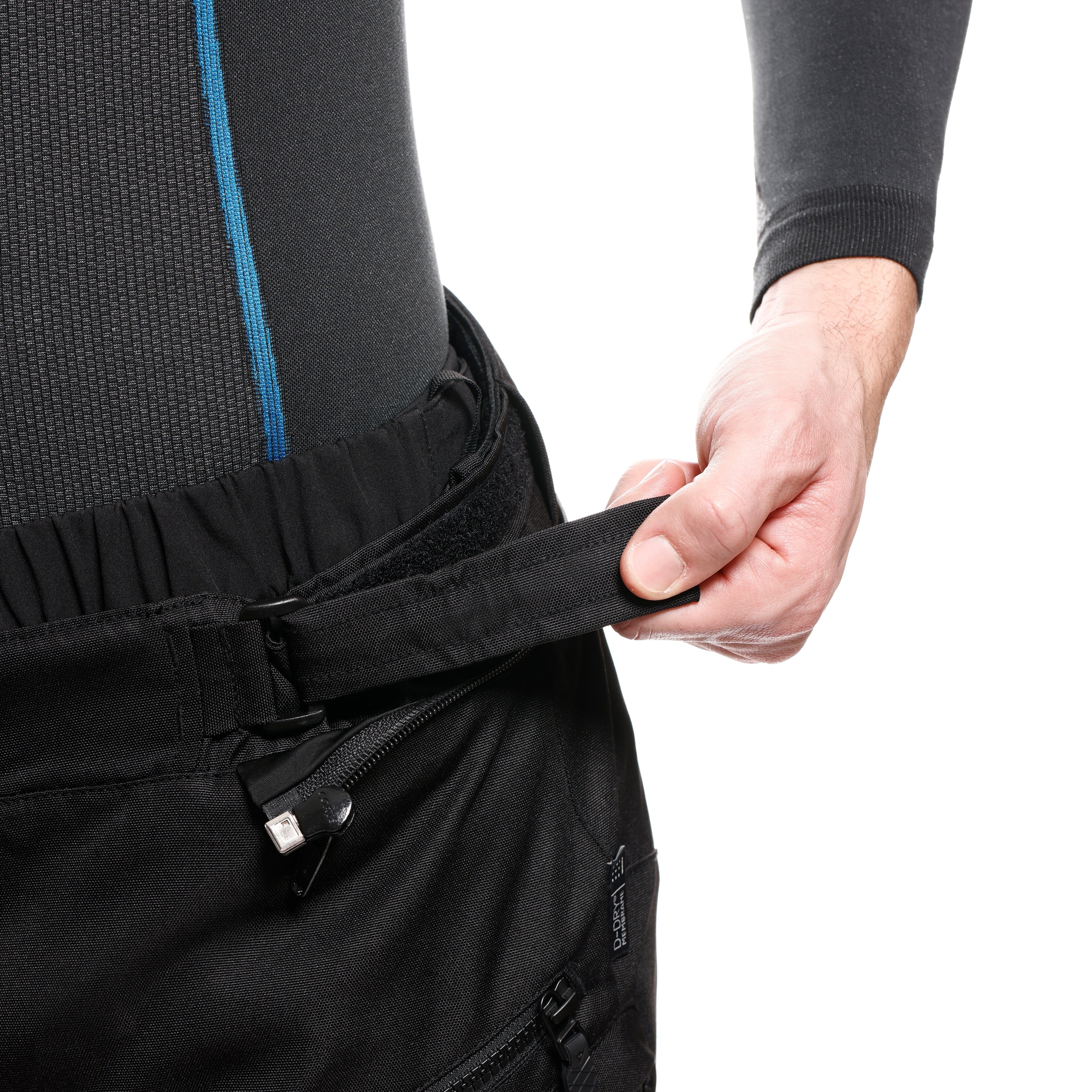 GULLFOSS&nbsp;D-DRY - MEN'S ALL SEASONS MOTORCYCLE PANTS - BLACK/BLACK - 5