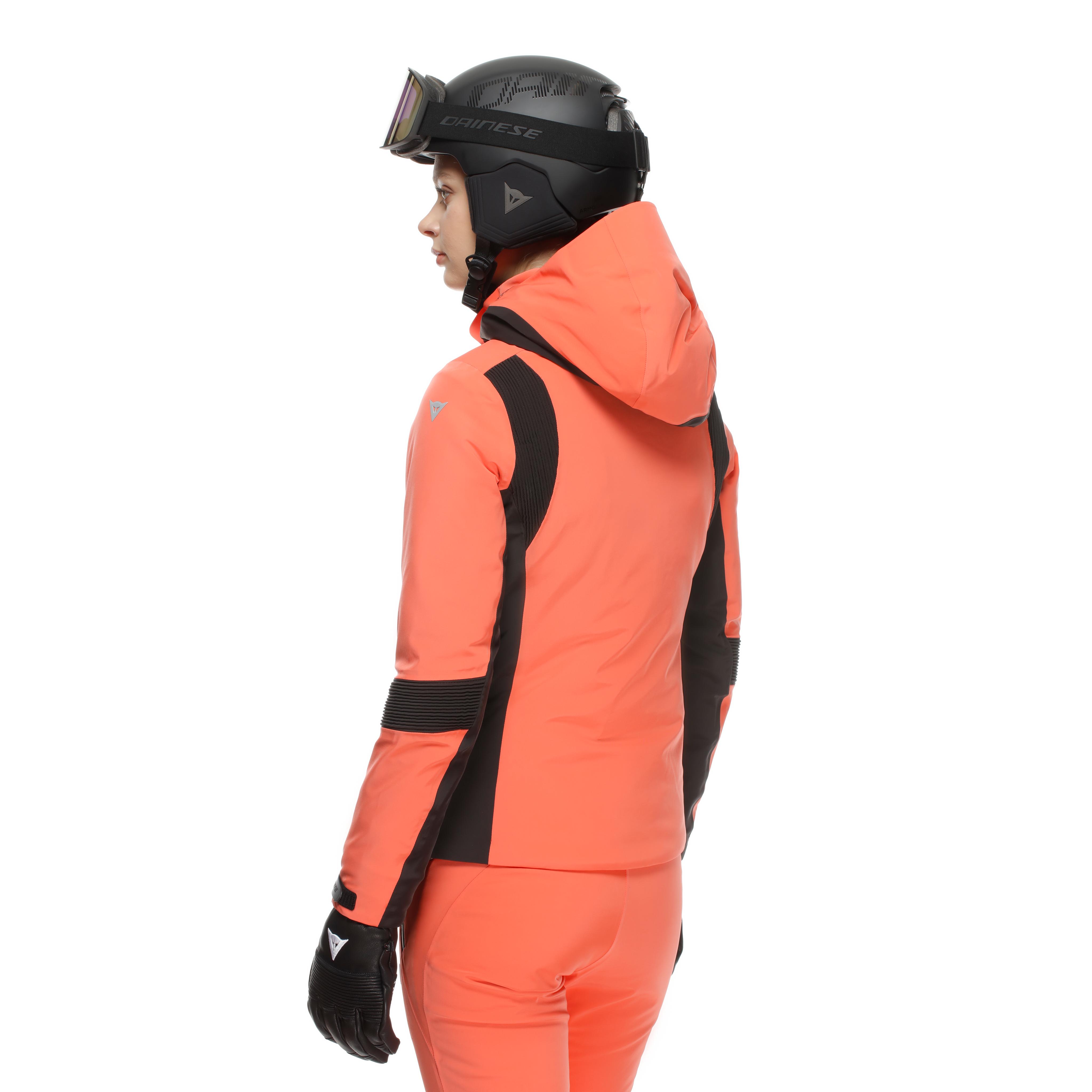 SPEED DEMON LAB DOMEAIR&trade; PRO - WOMEN&rsquo;S SKI JACKET - CORAL/STRETCH LIMO - 4