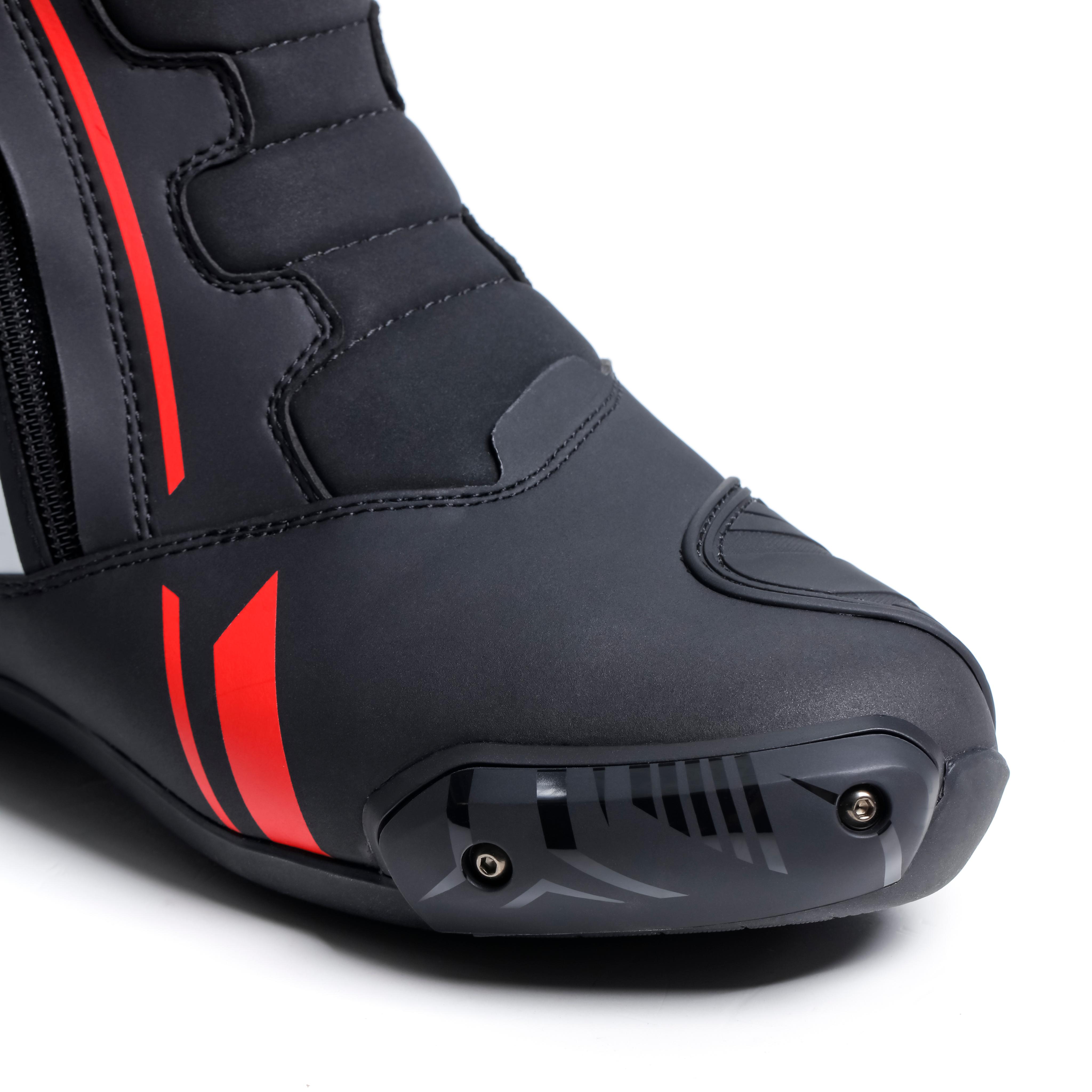 S-TR1 MEN'S MOTORCYCLE BOOTS - BLACK/RED/WHITE -  - 18