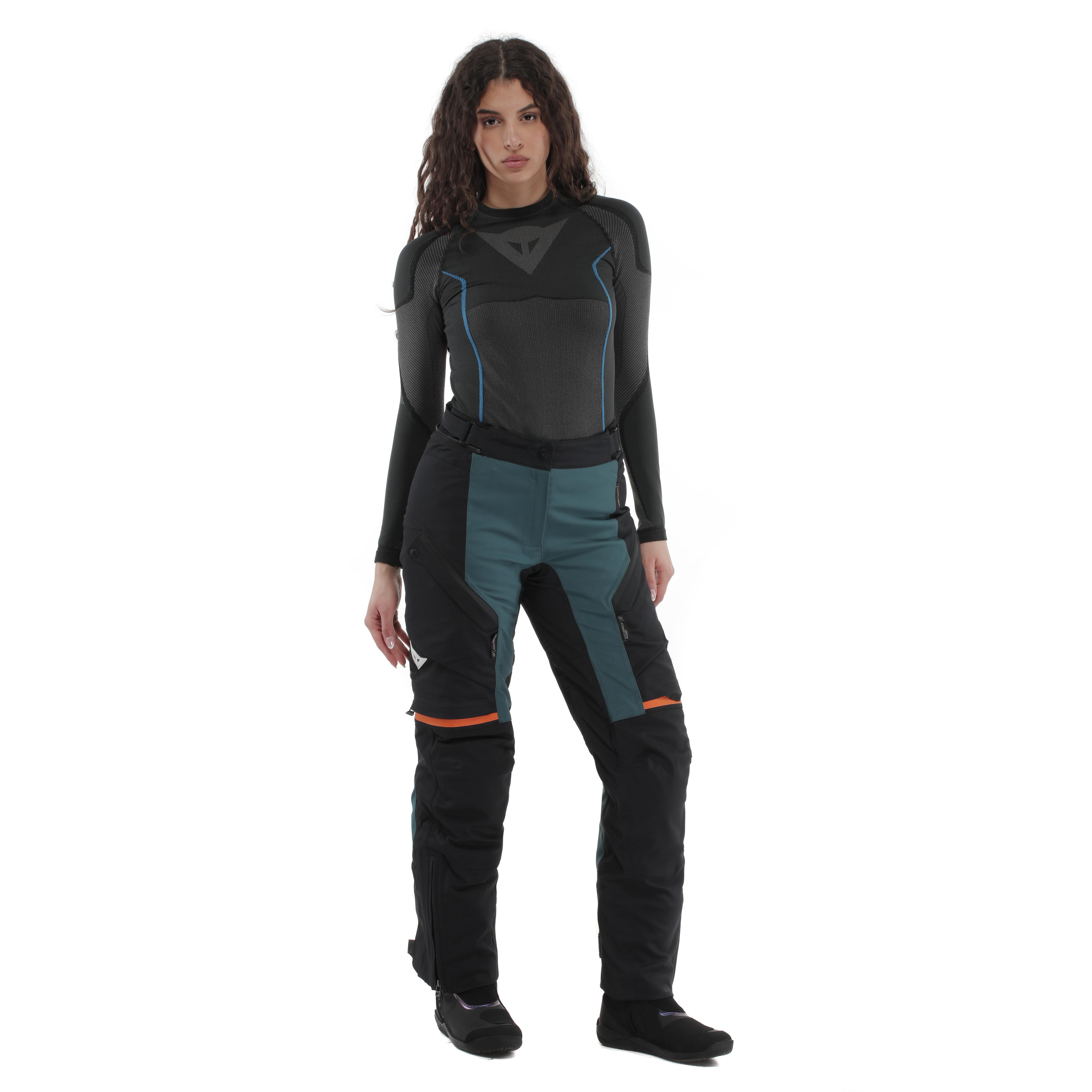 MANGEN ABS&Oslash;LUTESHELL&trade; PRO - WOMEN'S TOURING MOTORCYCLE PANTS - DARK SEA/BLACK - 3