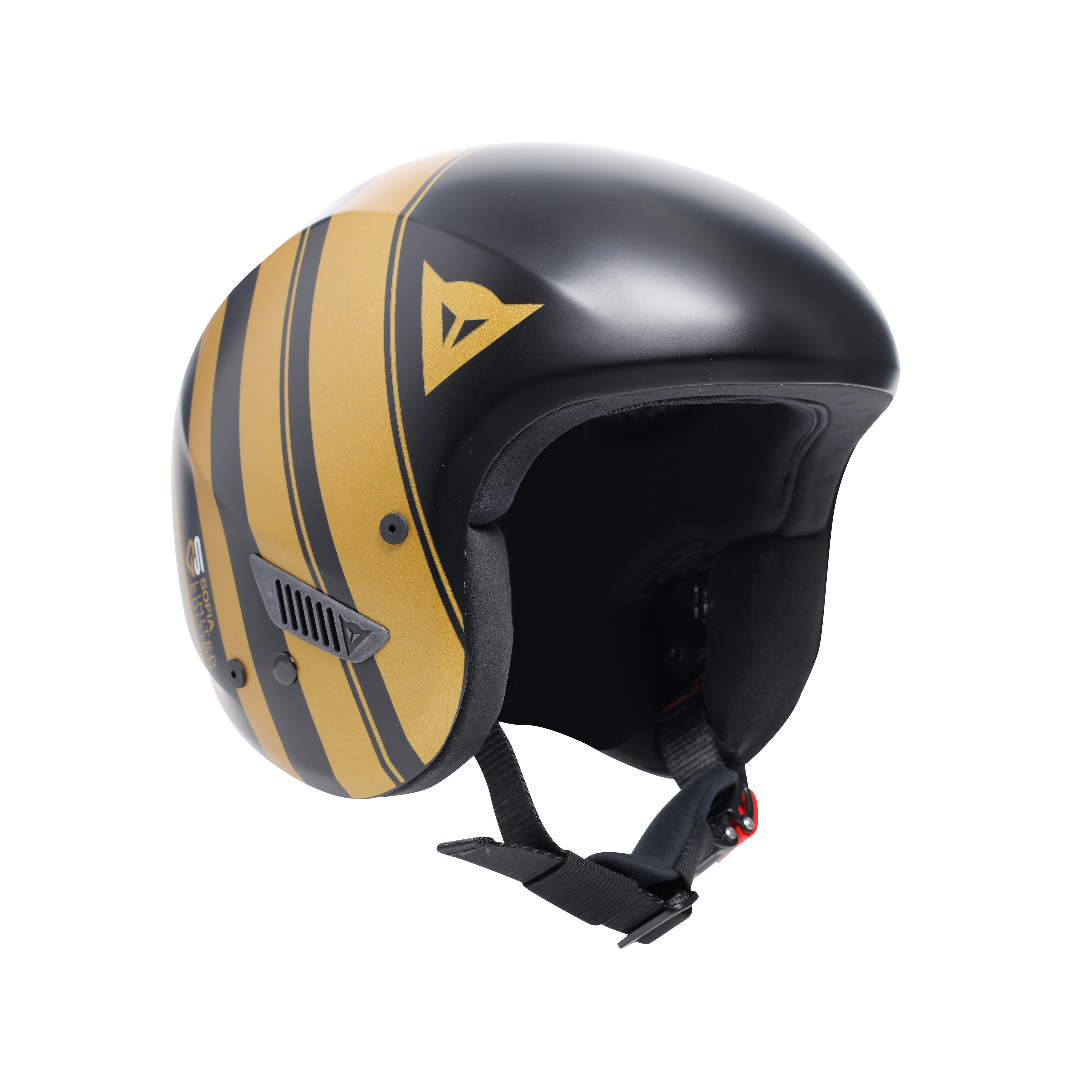 R001 REPLICA SOFIA GOGGIA SKI HELMET - BLACK/GOLD - 2