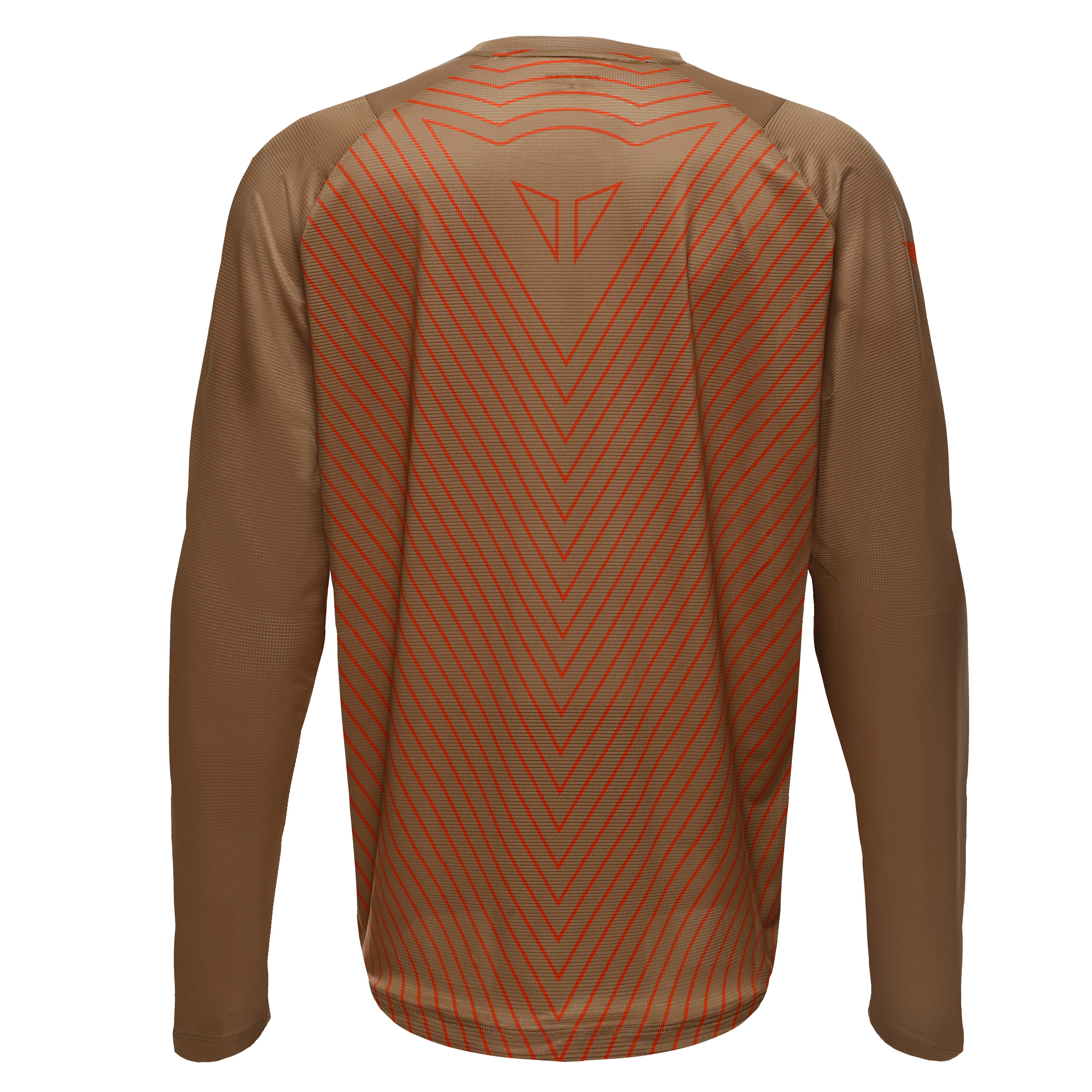 HG AER JERSEY LS - HERREN LANGARM-BIKE-SHIRT - BROWN/RED - 2