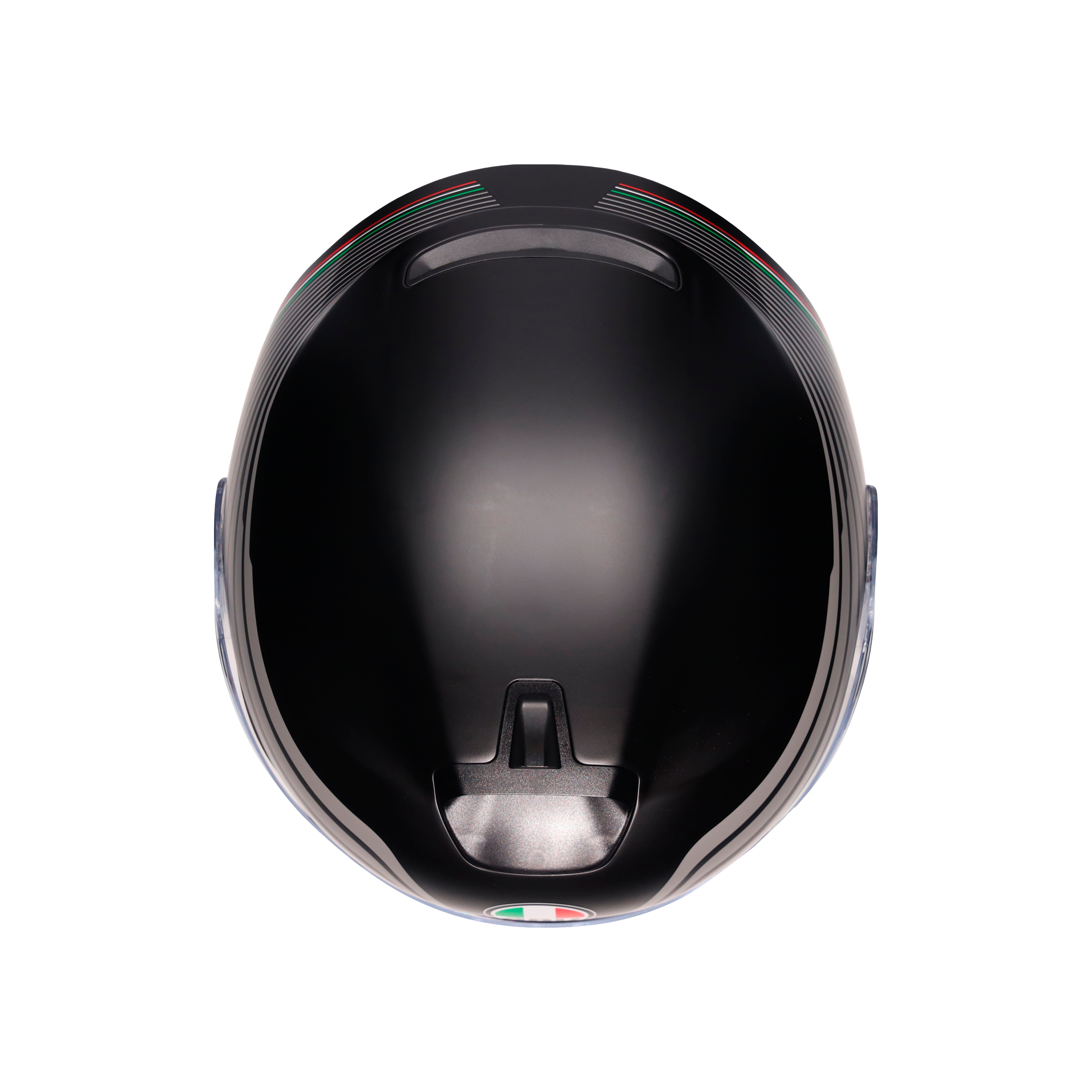 IRIDES BOLOGNA MATT BLACK/TRICOLORE - CASQUE MOTO JET E2206 -  - 5