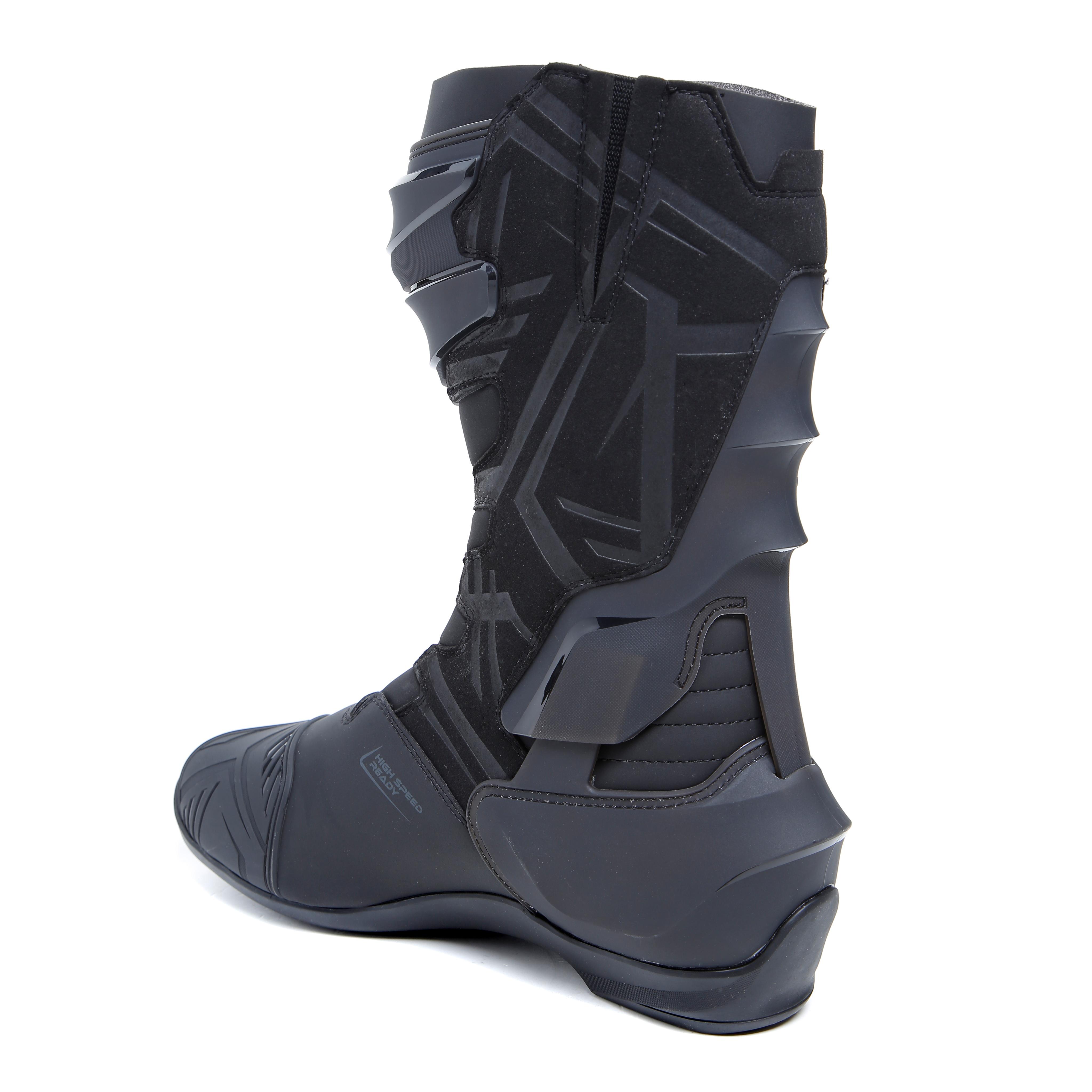 S-TR1 MEN'S MOTORCYCLE BOOTS - BLACK/RED/WHITE -  - 13