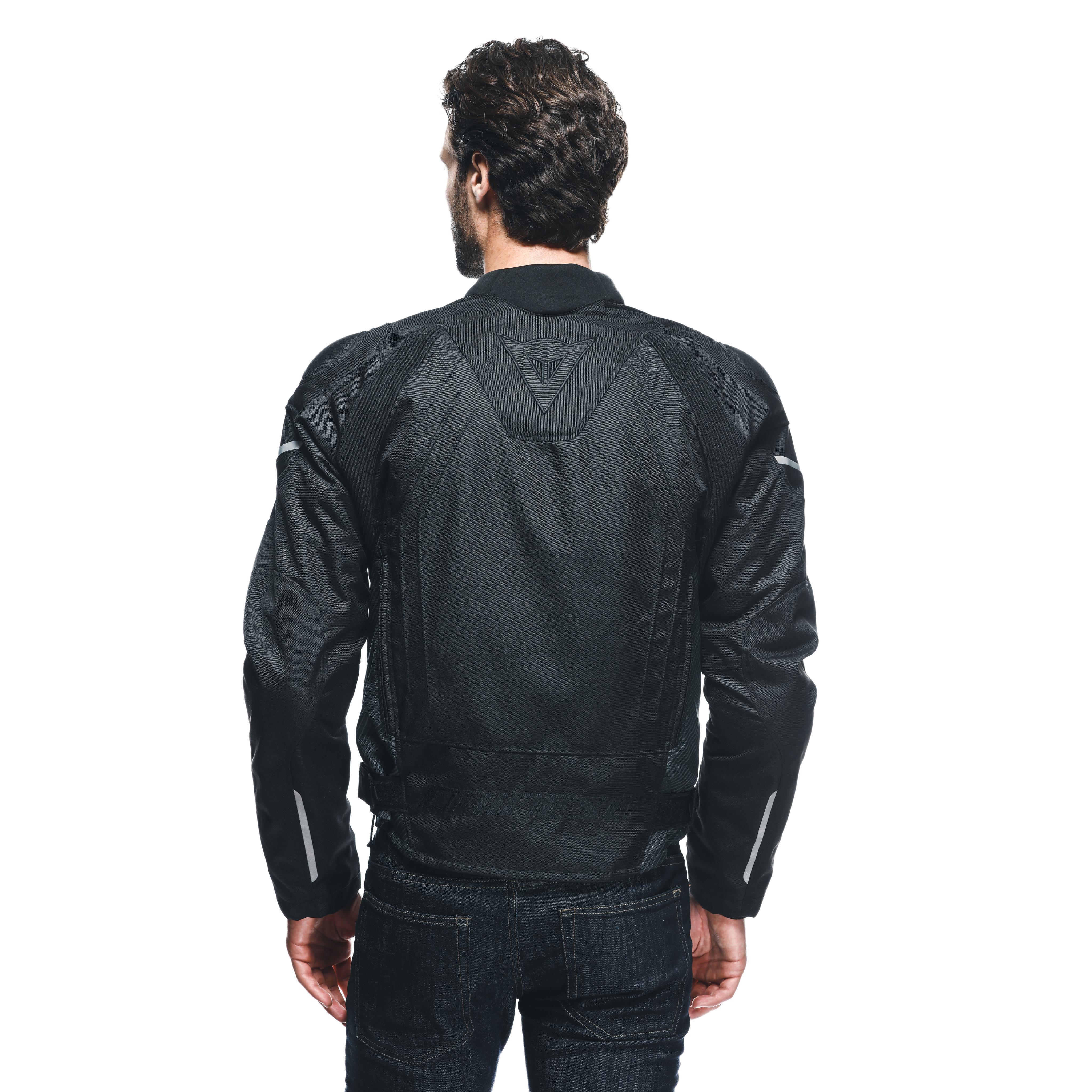 AVRO 5 - MEN'S FABRIC MOTORCYCLE JACKET - BLACK/BLACK/BLACK - 6