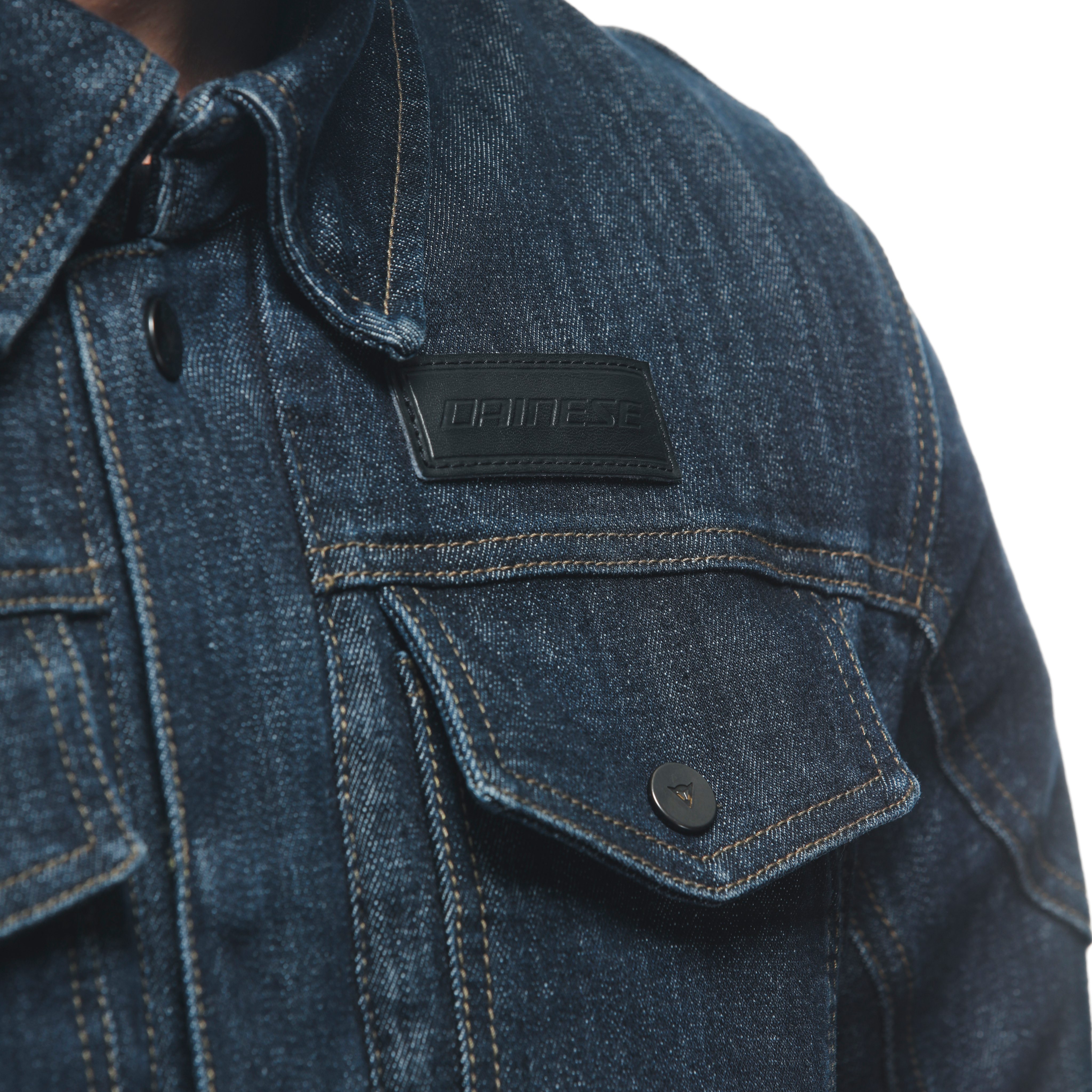DENIM TEX - MEN'S MOTORCYCLE JACKET IN FABRIC | BLUE | Dainese