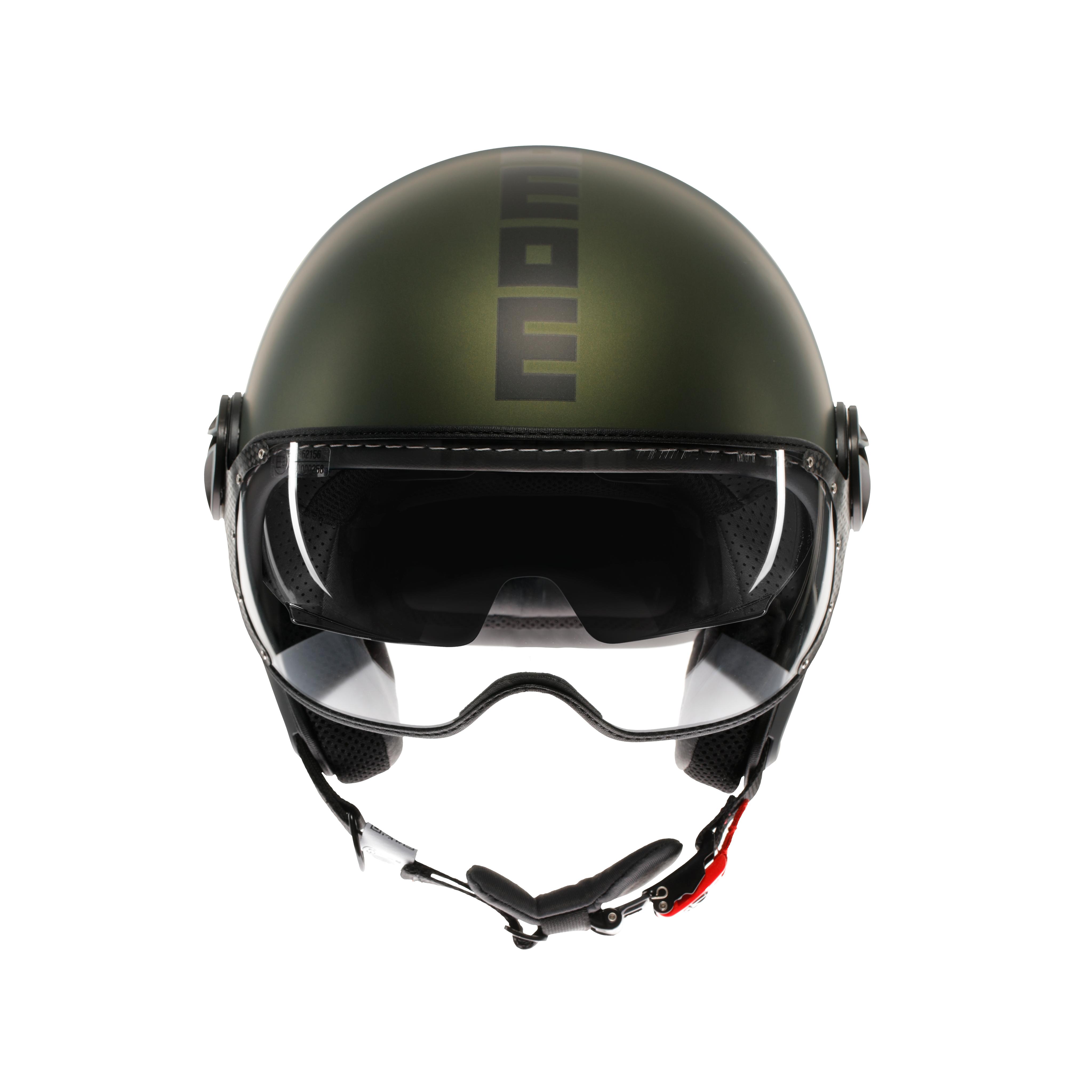 MOMODESIGN FGTR EVO MATT GR&Uuml;N / SCHWARZ- JET-HELM MIT DOPPELVISIER E2206 -  - 2