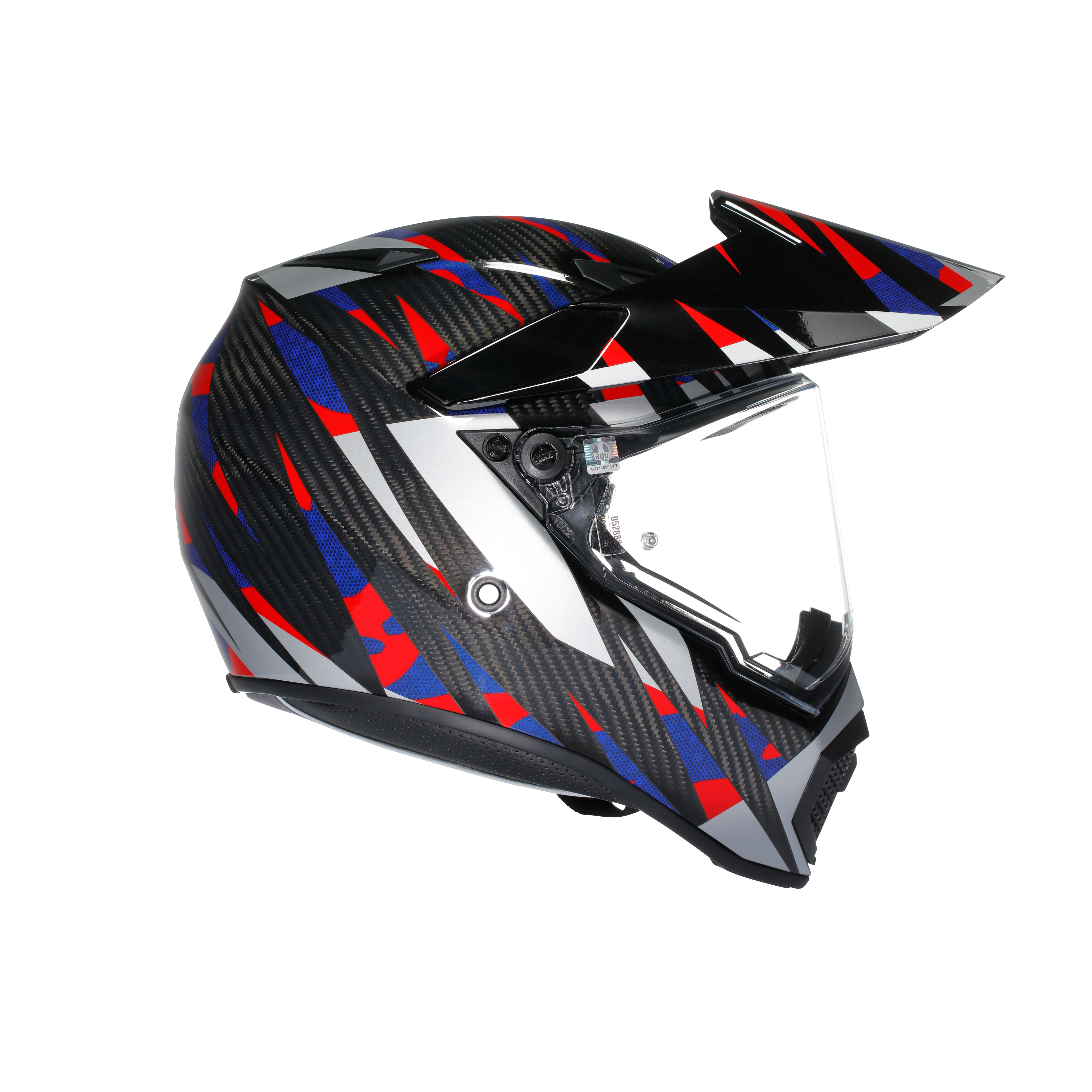 AX9 AGV DOT(E2206) MPLK - STEPPA CARBON/RED/BLUE -  - 1