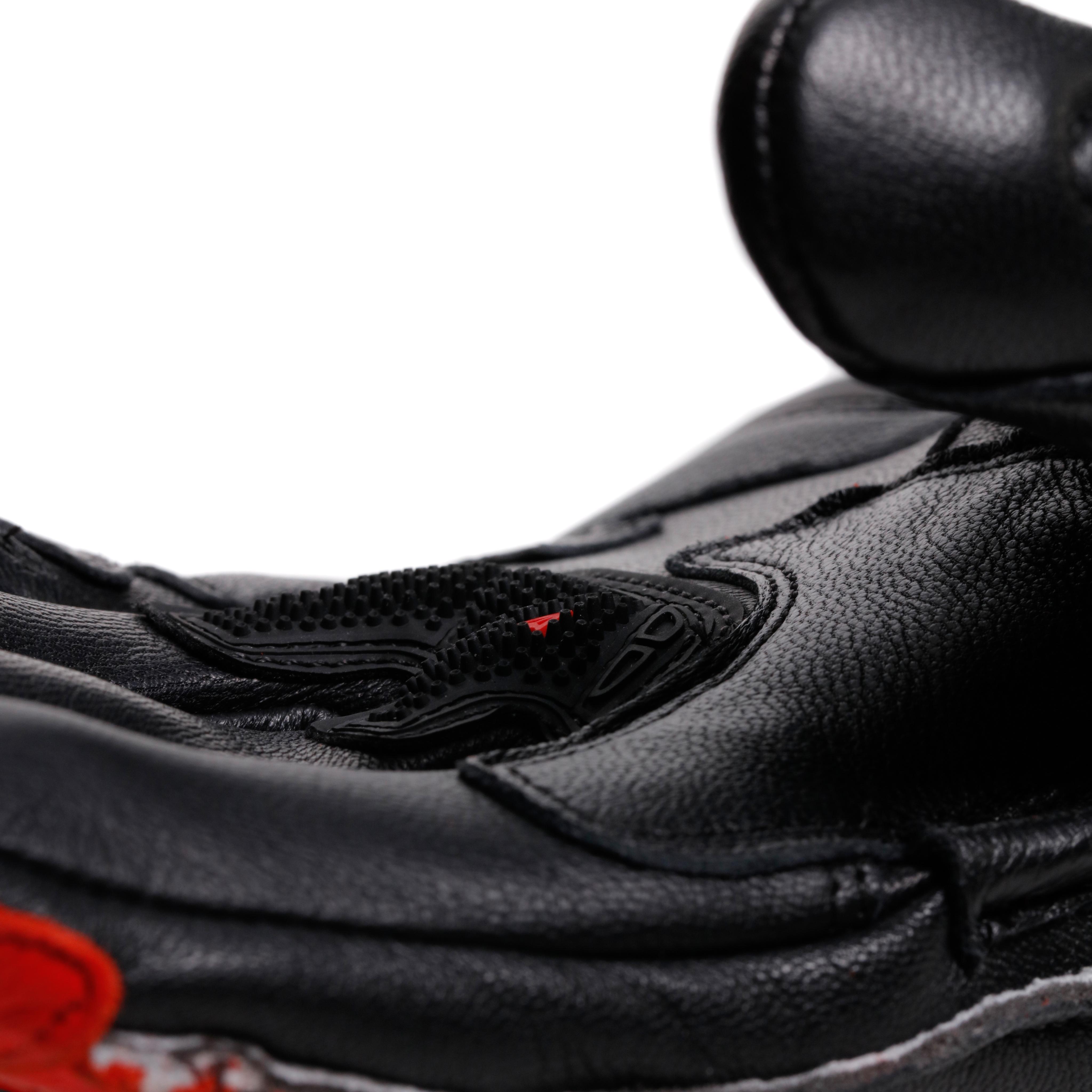 FIERO - LEREN RACE MOTORFIETSHANDSCHOENEN - BLACK/RED-LAVA/WHITE - 8