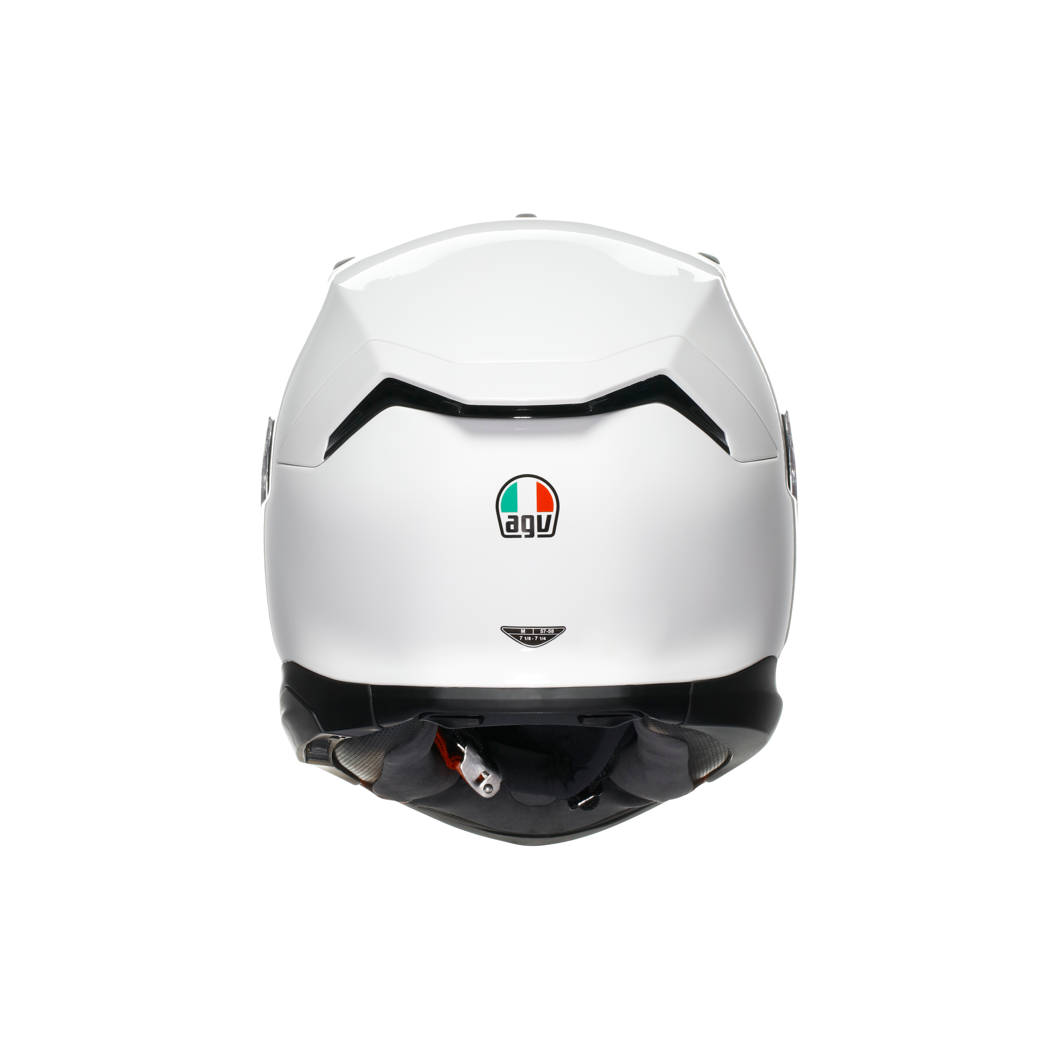 K7 MPLK MONO WHITE - MOTORBIKE FULL FACE HELMET DOT (E2206) -  - 5
