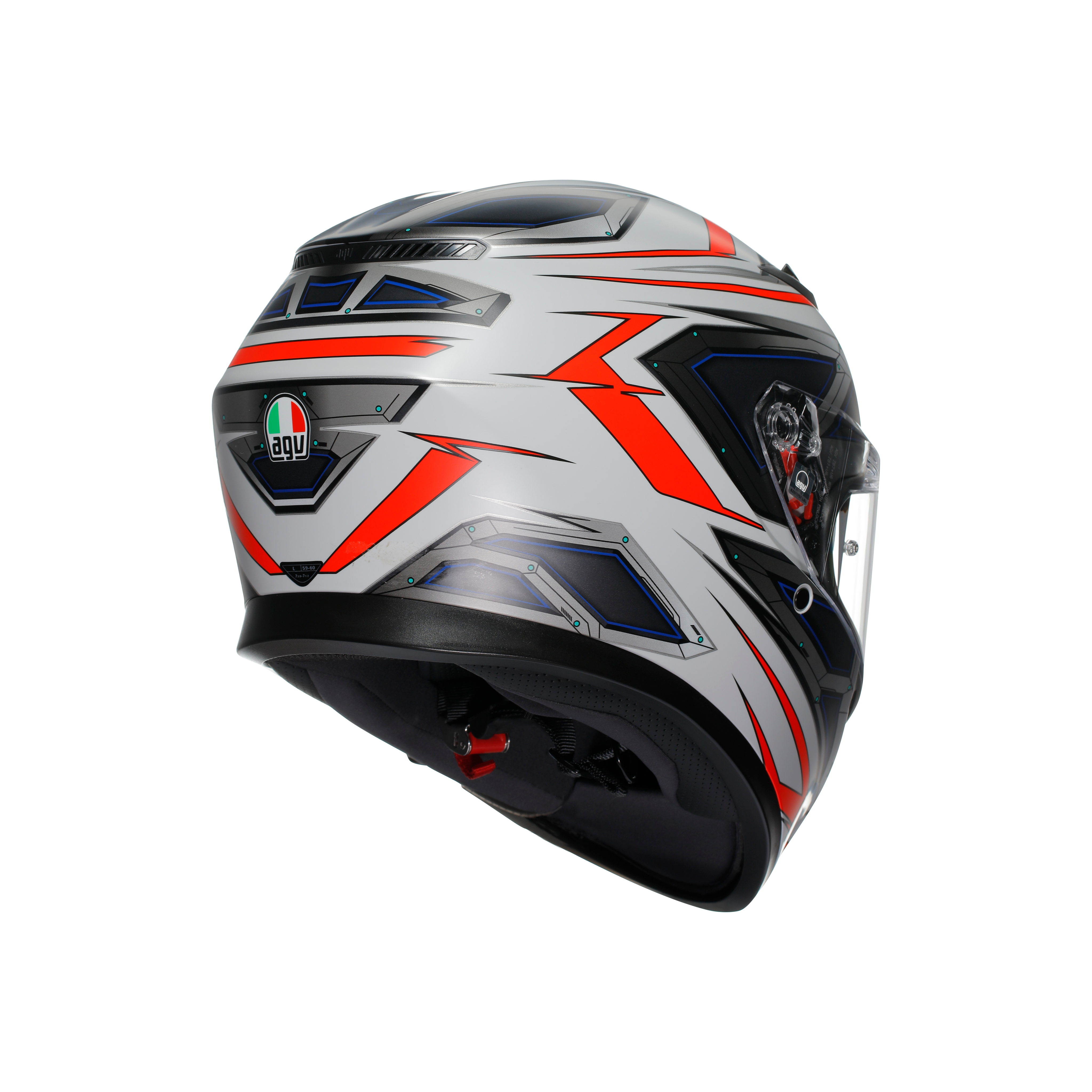 K3 DOT(E2206) - SPACE MATT WHITE/RED FLUO -  - 4