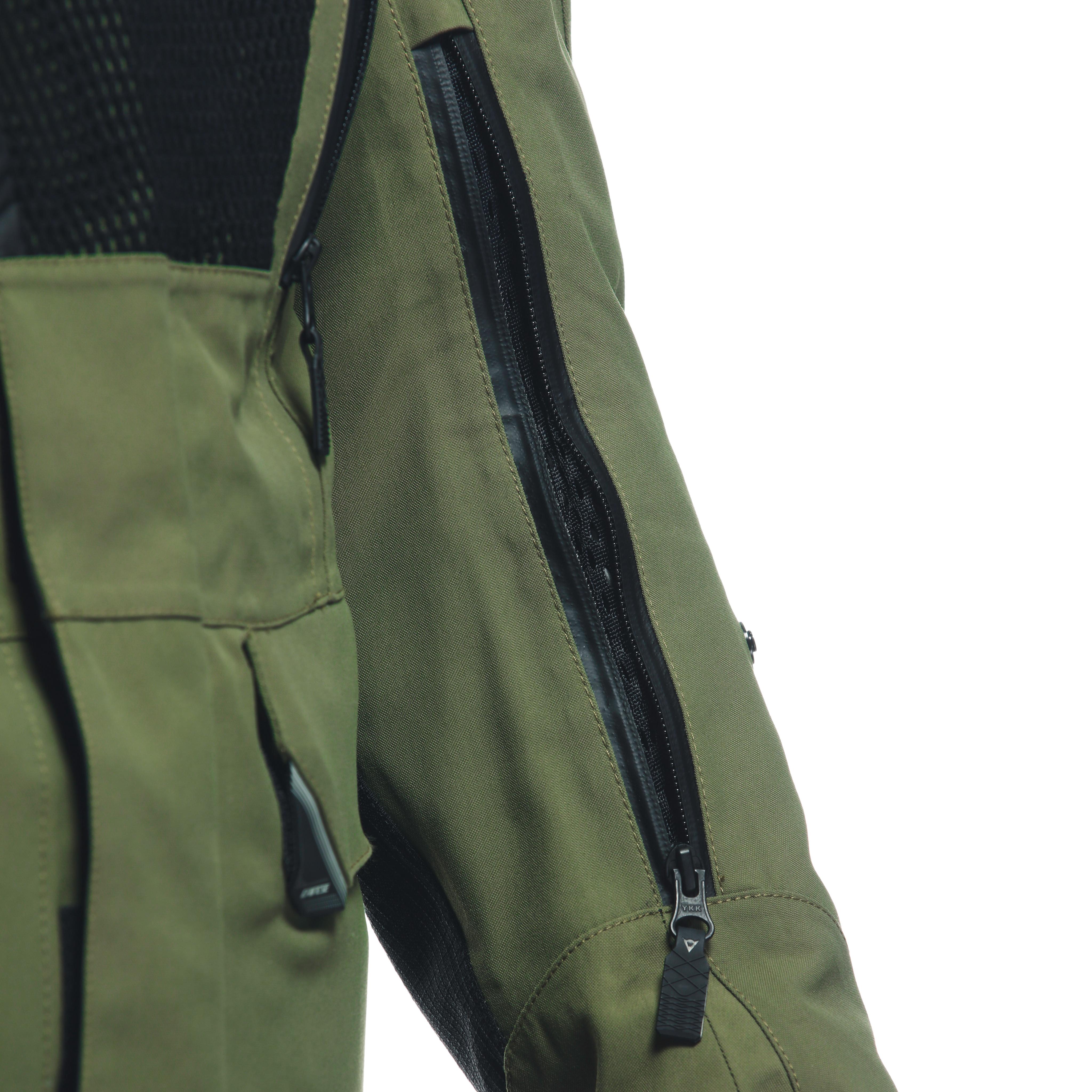 HEKLA ABSOLUTESHELL&trade; PRO 20K - MEN'S WATERPROOF MOTORCYCLE JACKET - ARMY-GREEN/BLACK - 17