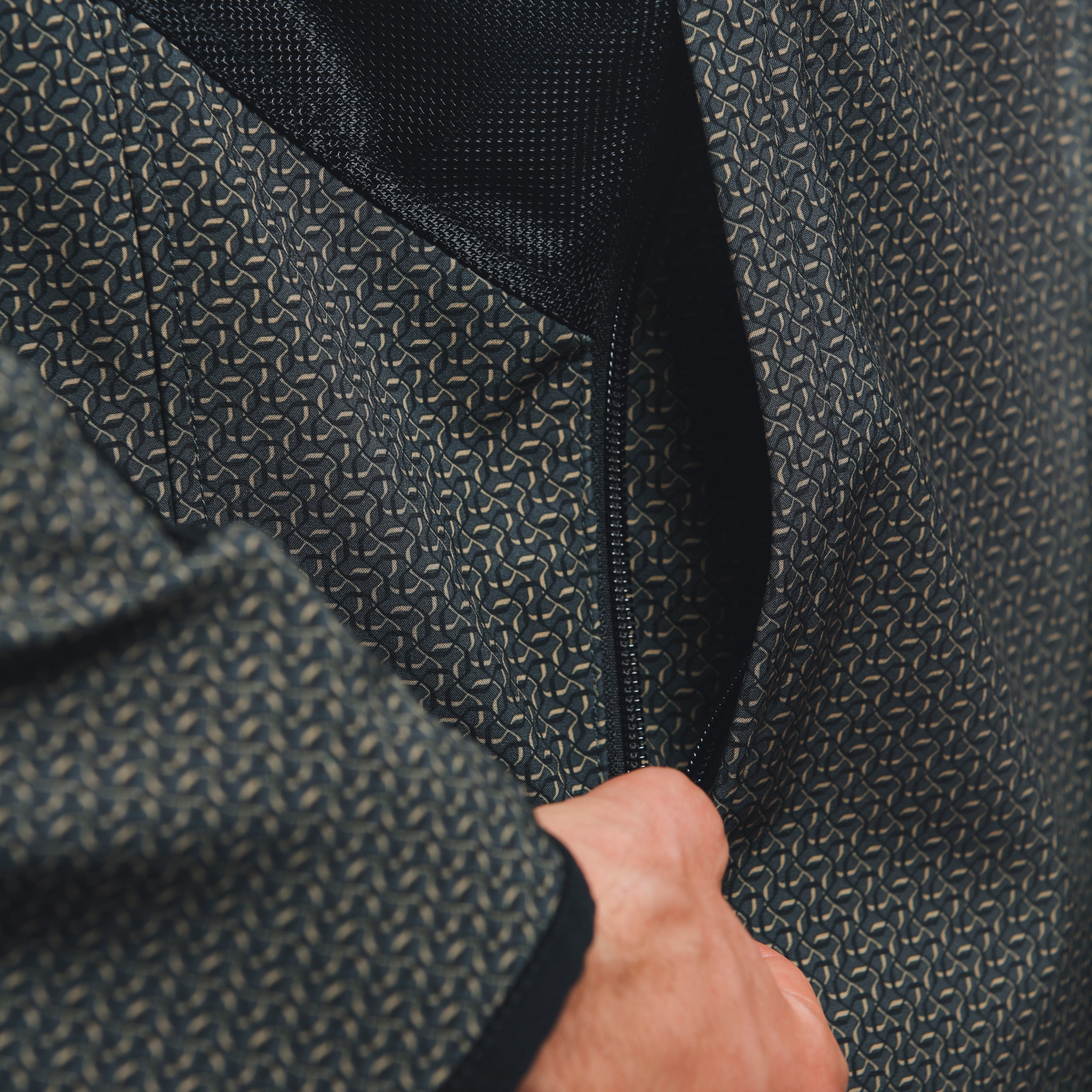 IGNITE AIR TEX - MEN'S SUMMER MOTORCYCLE JACKET IN FABRIC - AUXETICA-INCENSE/BLACK/INCENSE - 12