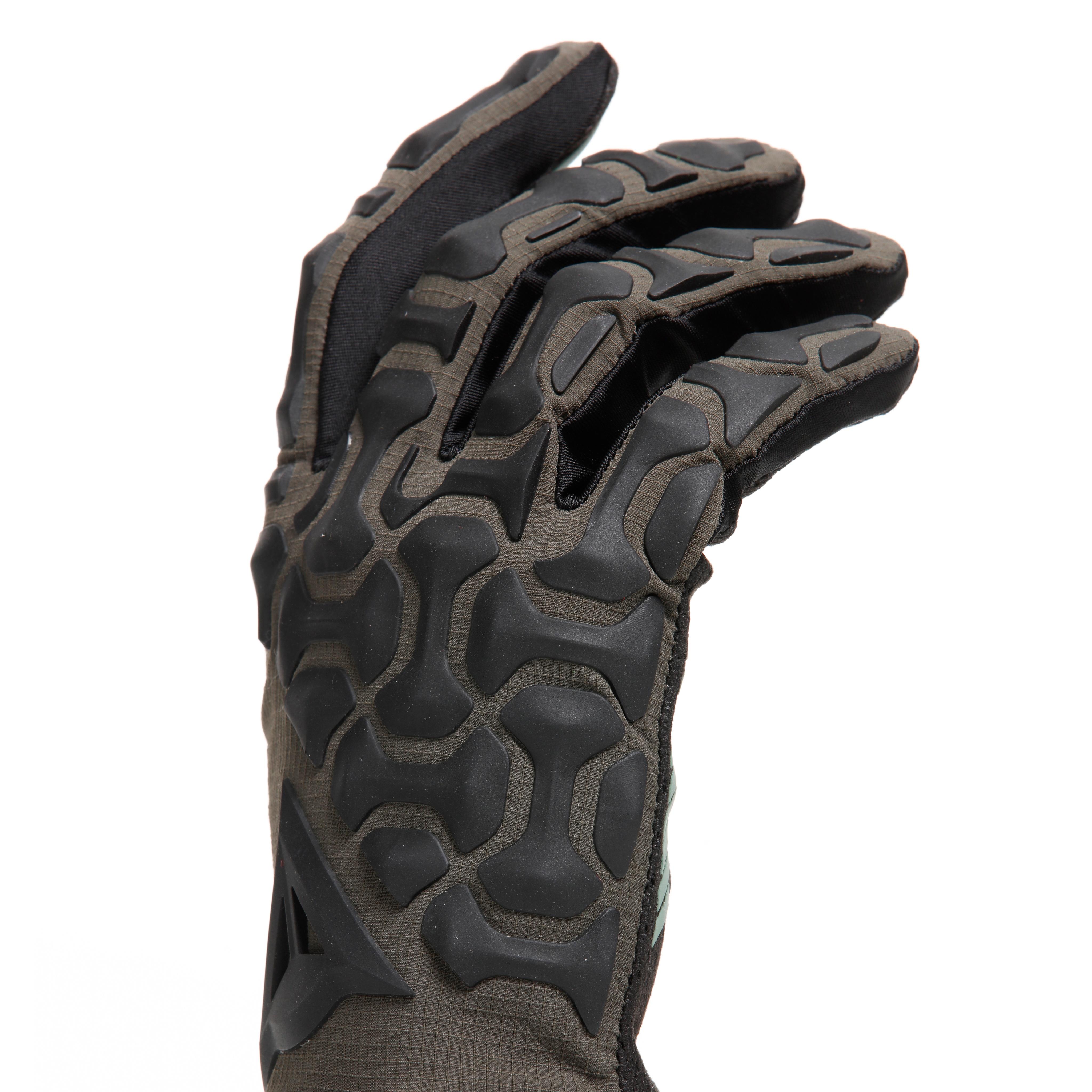 HGR EXT - GANTS DE V&Eacute;LO UNISEXE - BLACK/MILITARY-GREEN - 7