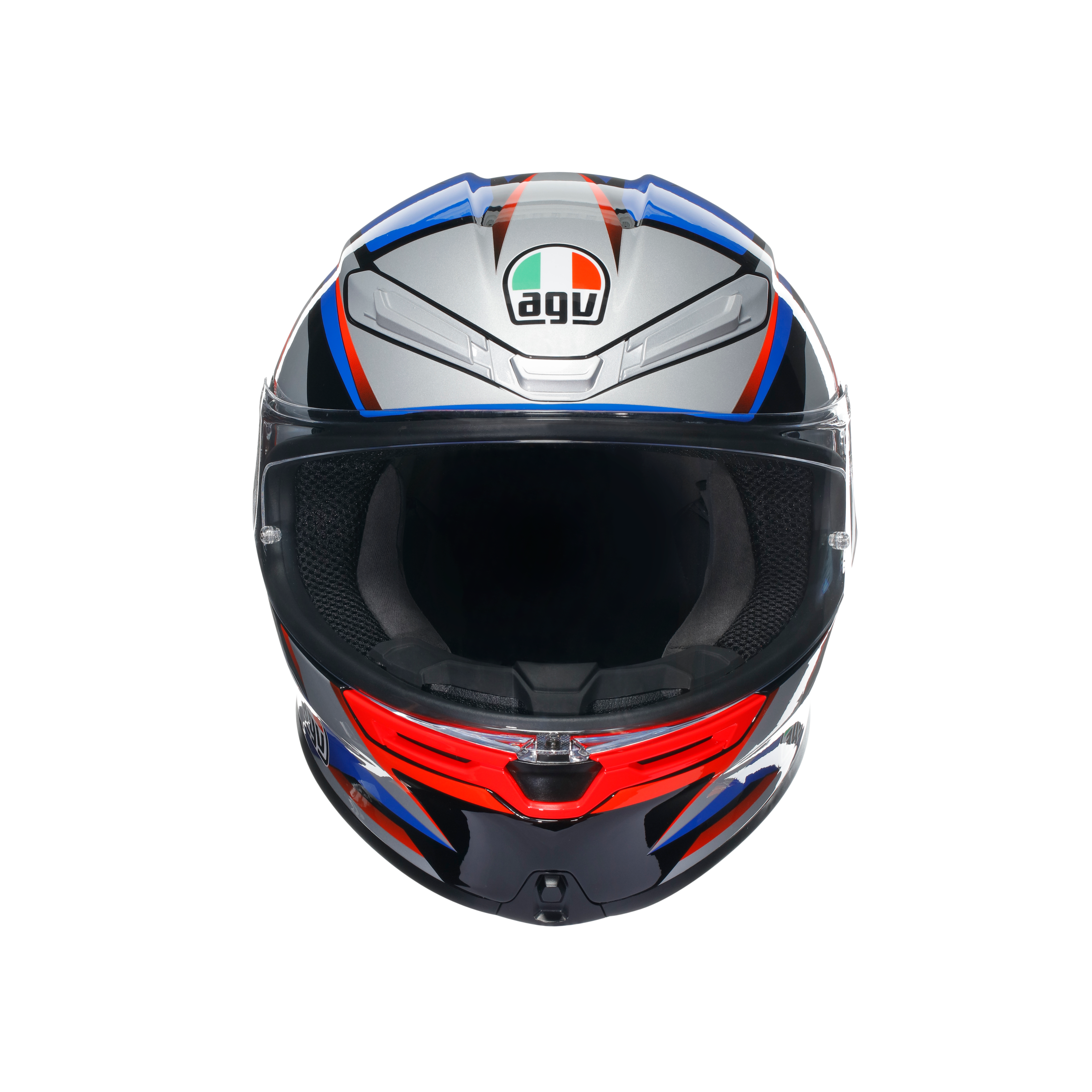 K6 S SLASHCUT BLACK/BLUE/RED - MOTORBIKE FULL FACE HELMET DOT (E2206) -  - 7