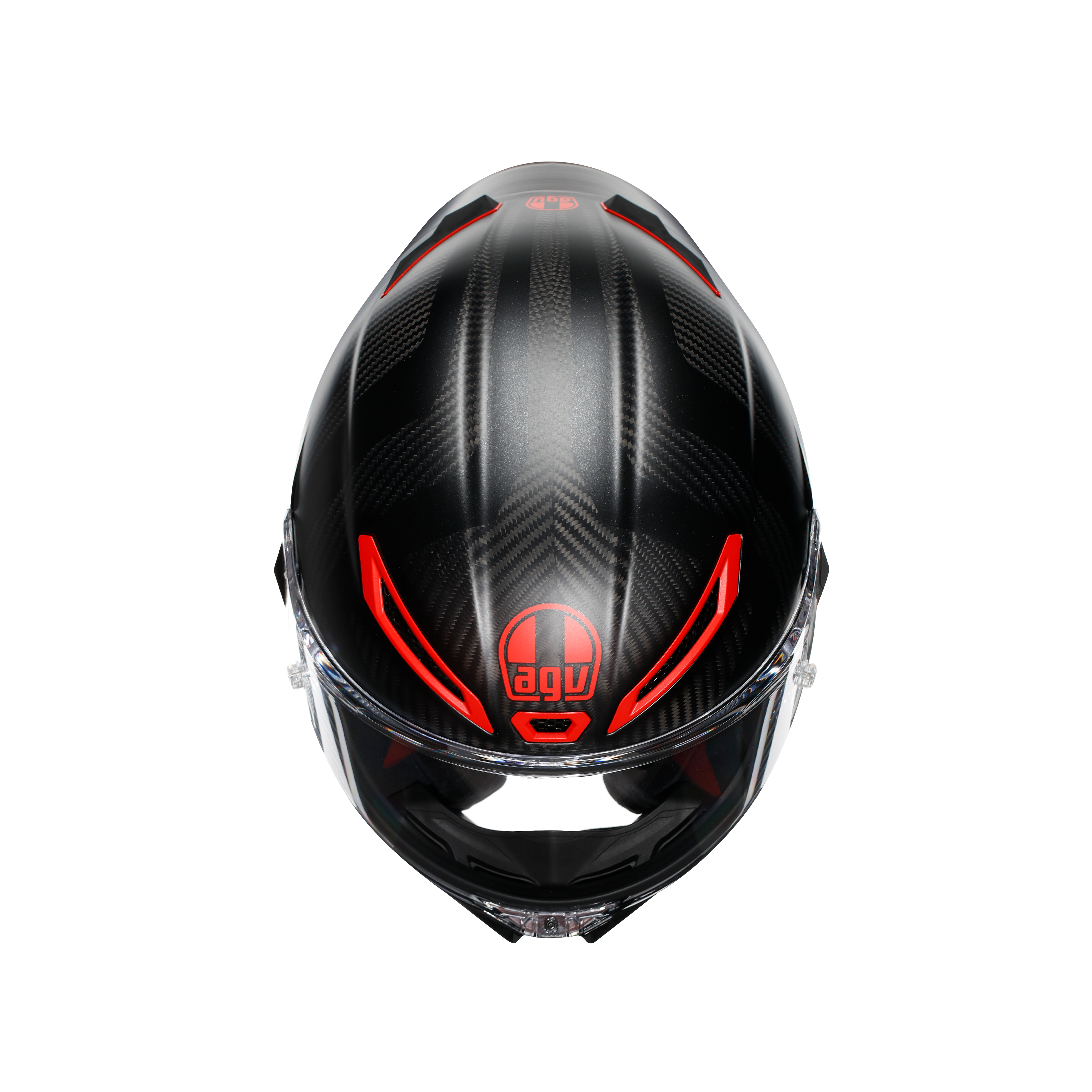 PISTA GP RR INTREPIDO MATT CARBON/BLK/RED - MOTORBIKE FULL FACE HELMET E2206 DOT -  - 7