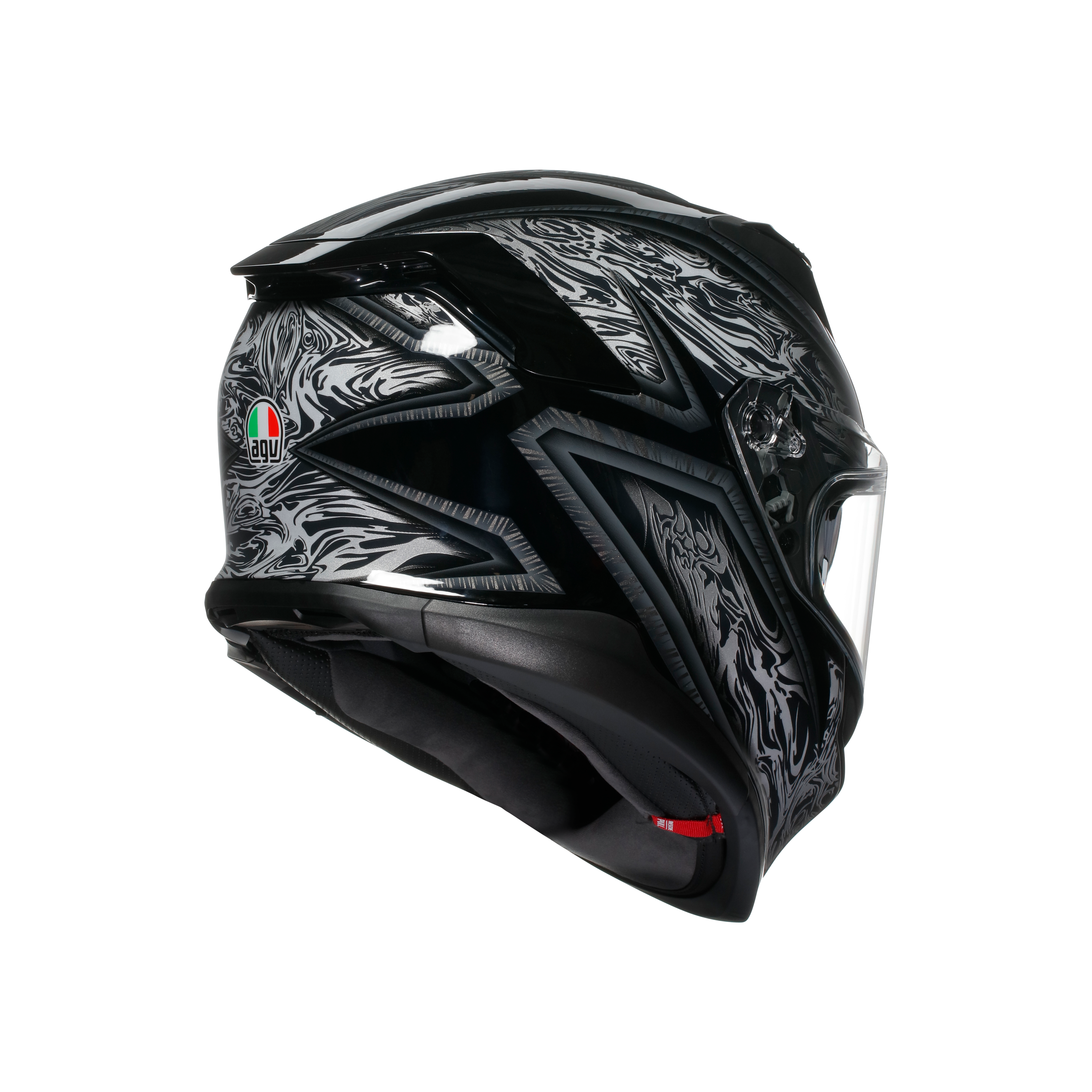K7 MPLK DAMASCUS BLACK/SILVER - CASQUE MOTO INT&Eacute;GRAL E2206 -  - 6