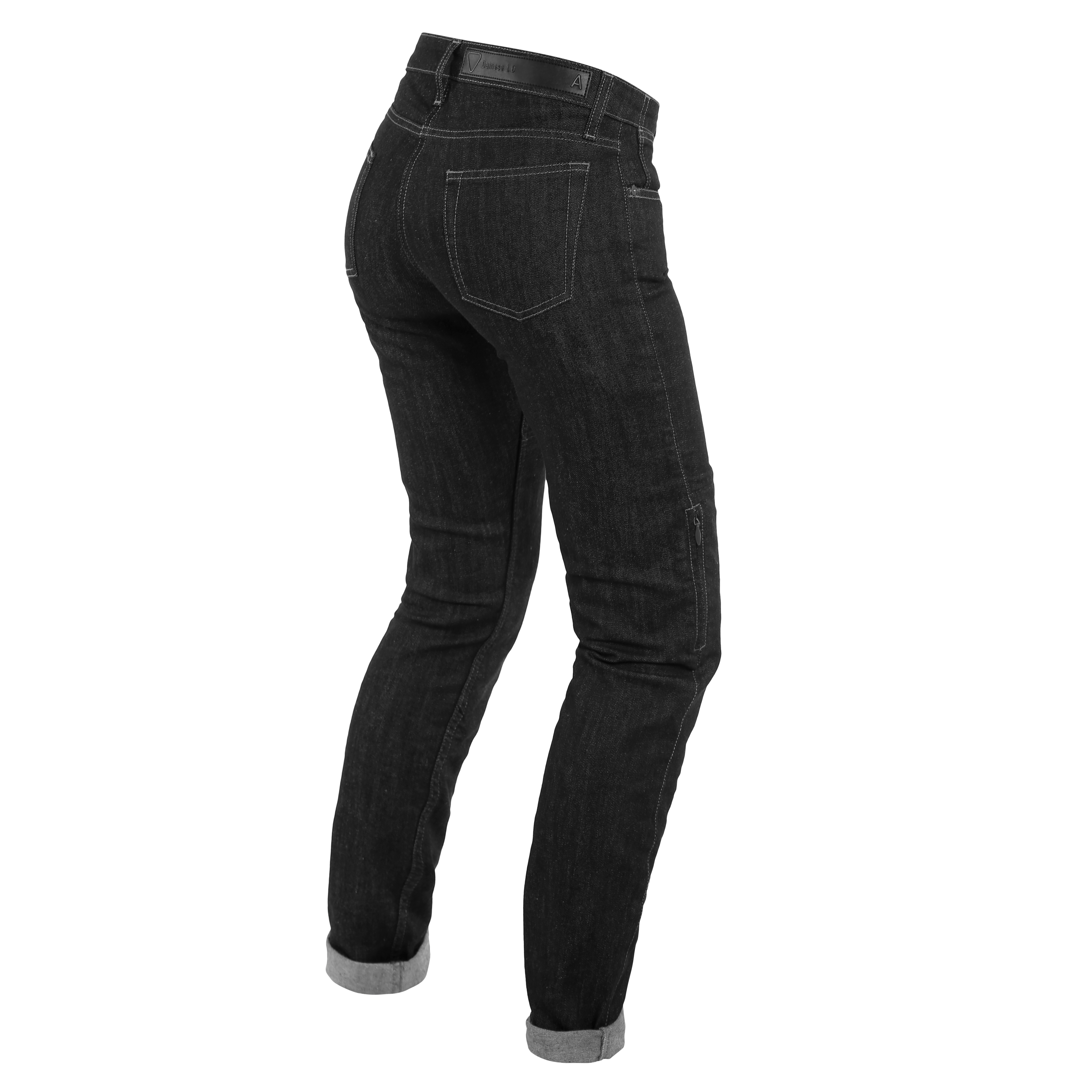 DENIM SLIM - WOMEN'S MOTORCYCLE JEANS - BLACK - 2