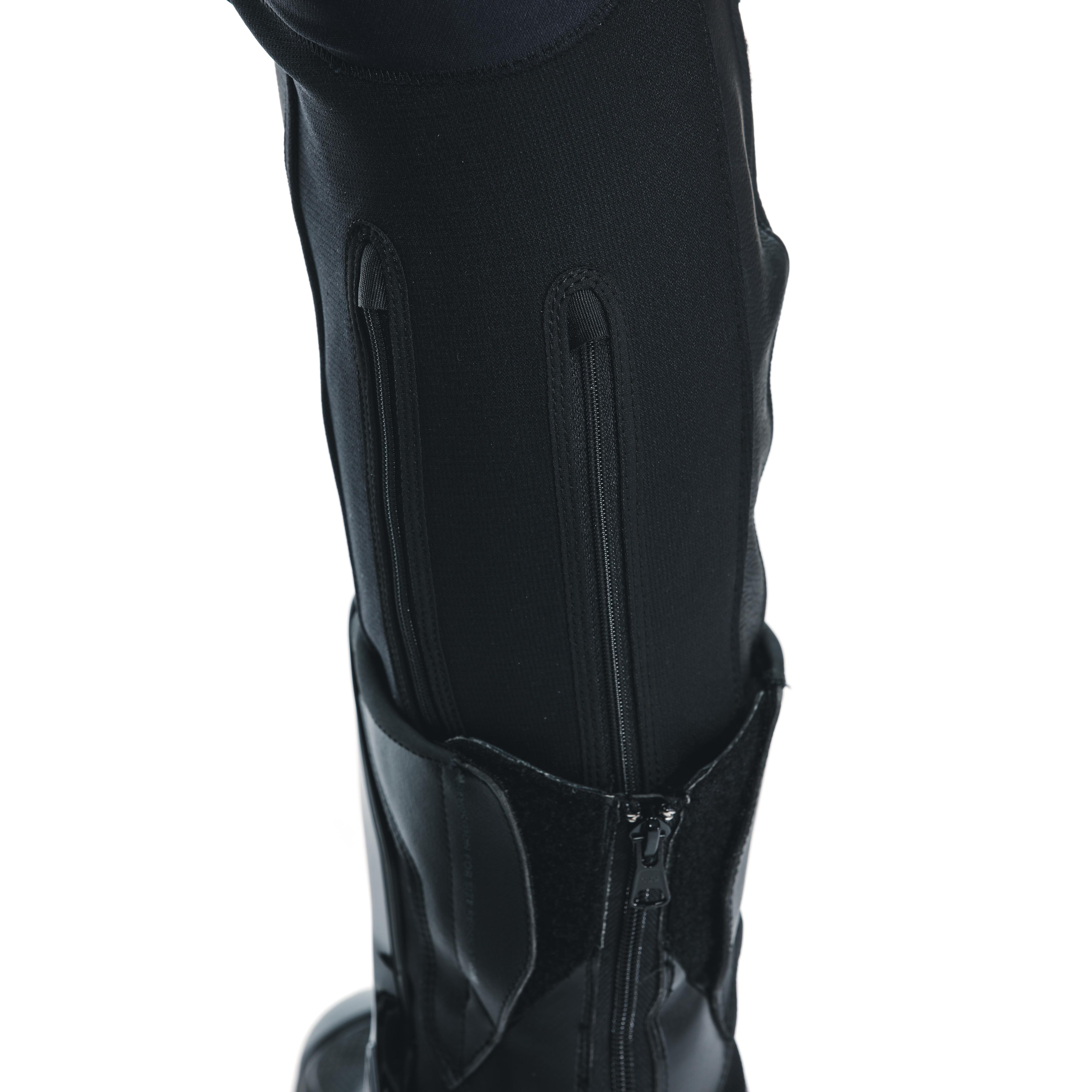 DELTA 4 - MOTORRADHOSE AUS LEDER HERREN - BLACK/BLACK - 12