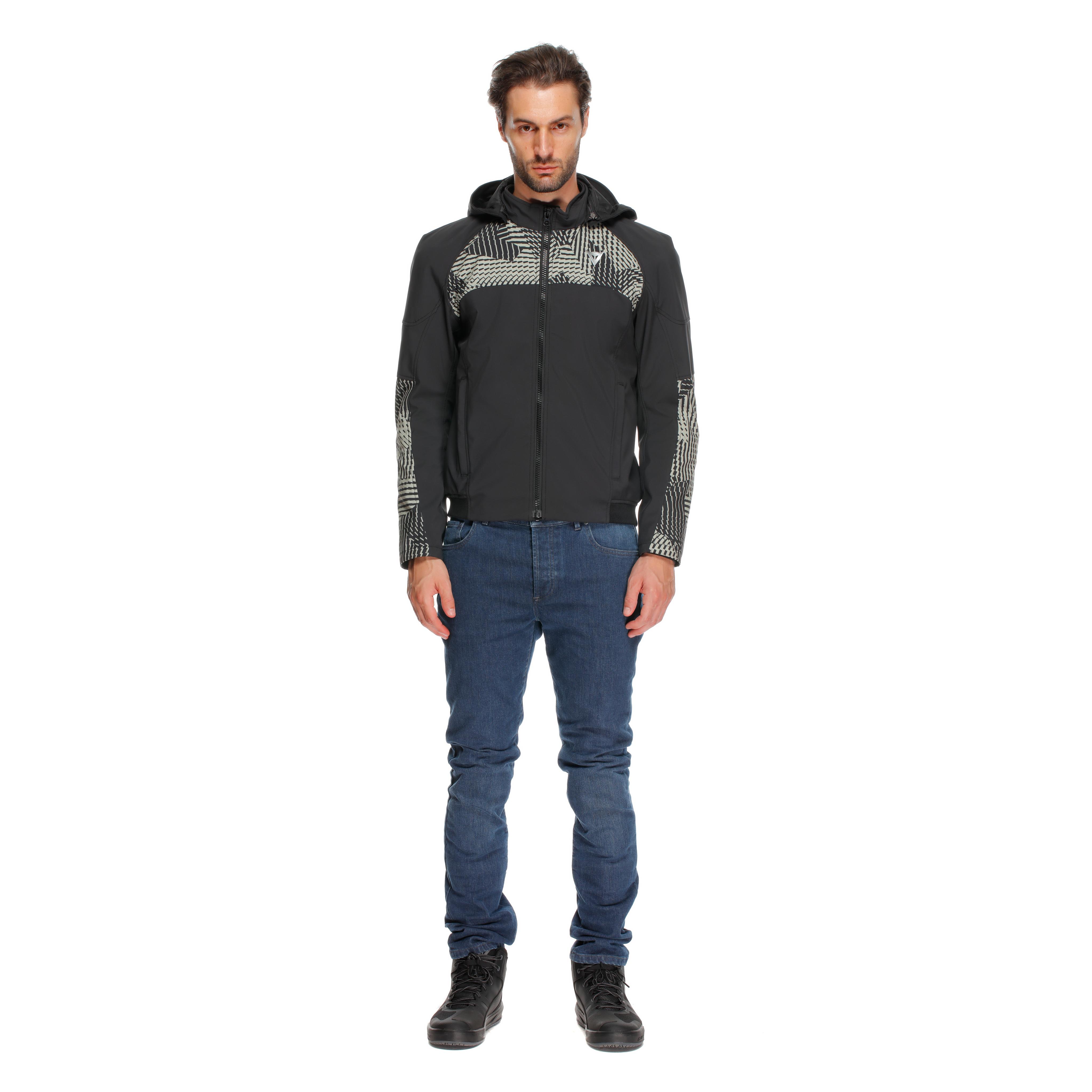 IGNITE 2 - MEN TEXTILE MOTORCYCLE JACKET - BLACK/MOSS GRAY - 11