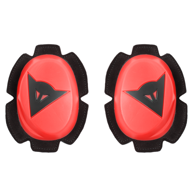 Dainese Unisex Fluo-Red/Black - Pista Knee Slider - Knees - Os