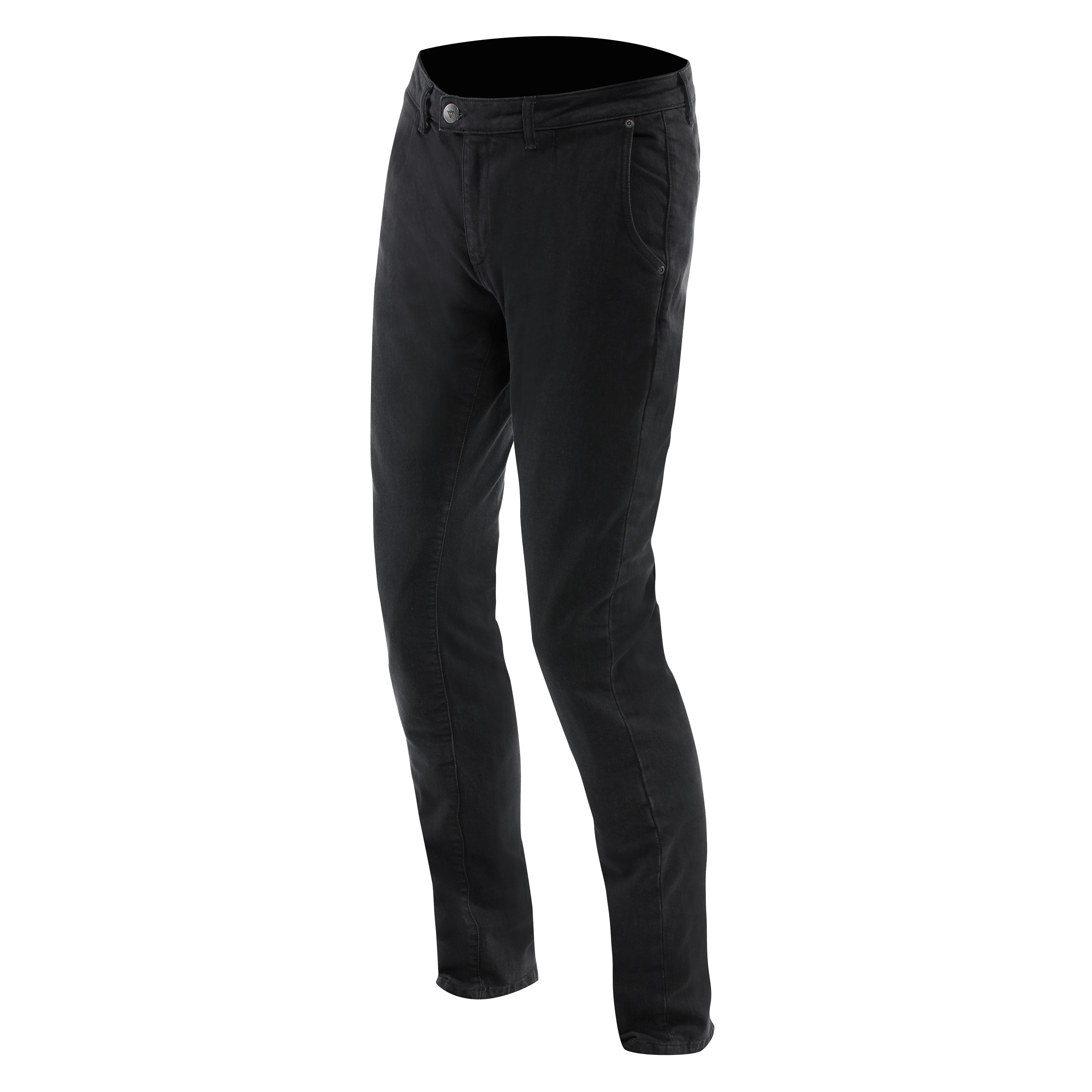 CHINOS - MEN TAPERED MOTORCYCLE PANTS - BLACK - 1