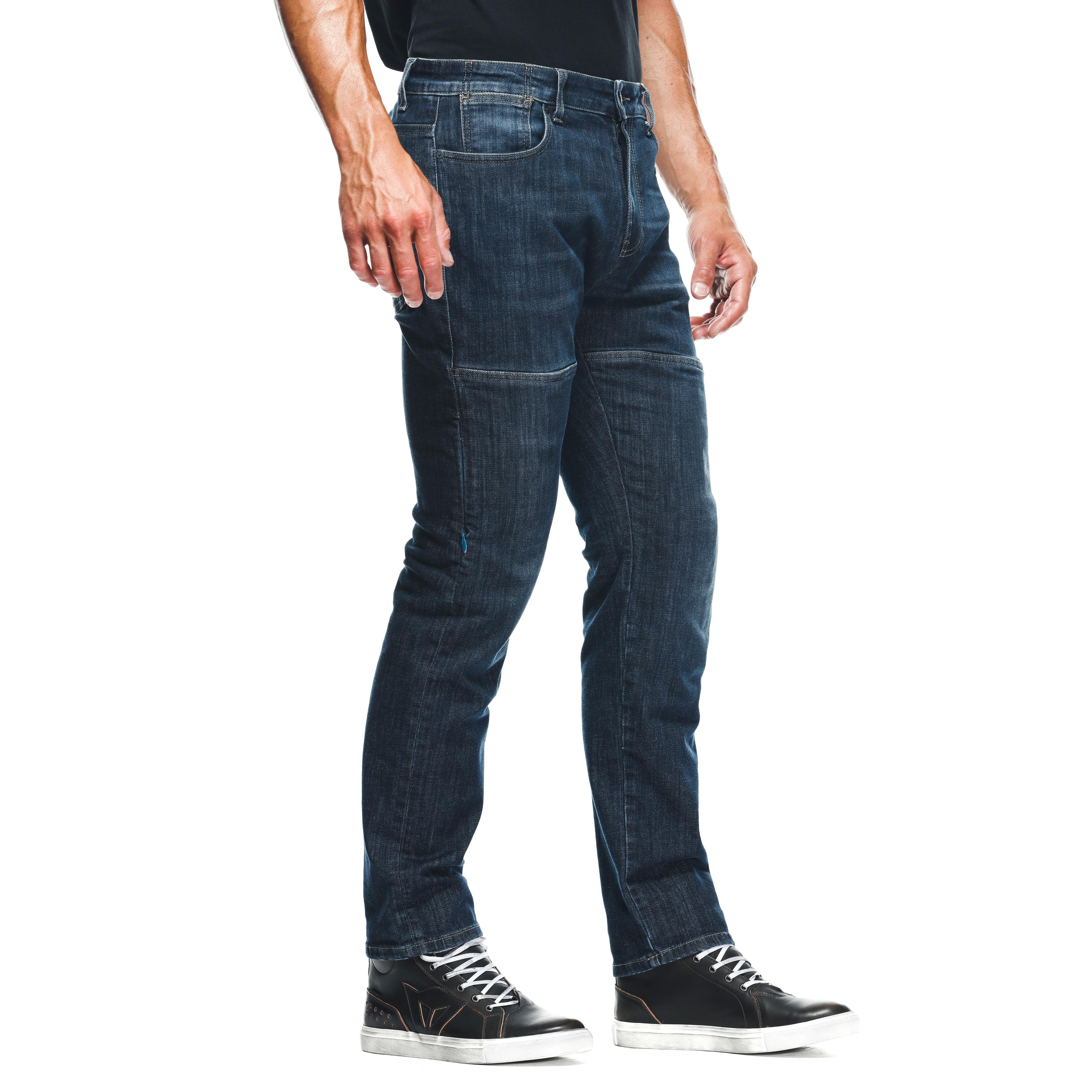 DENIM BLAST REGULAR - MEN'S MOTORCYCLE JEANS - DARK-BLUE - 1