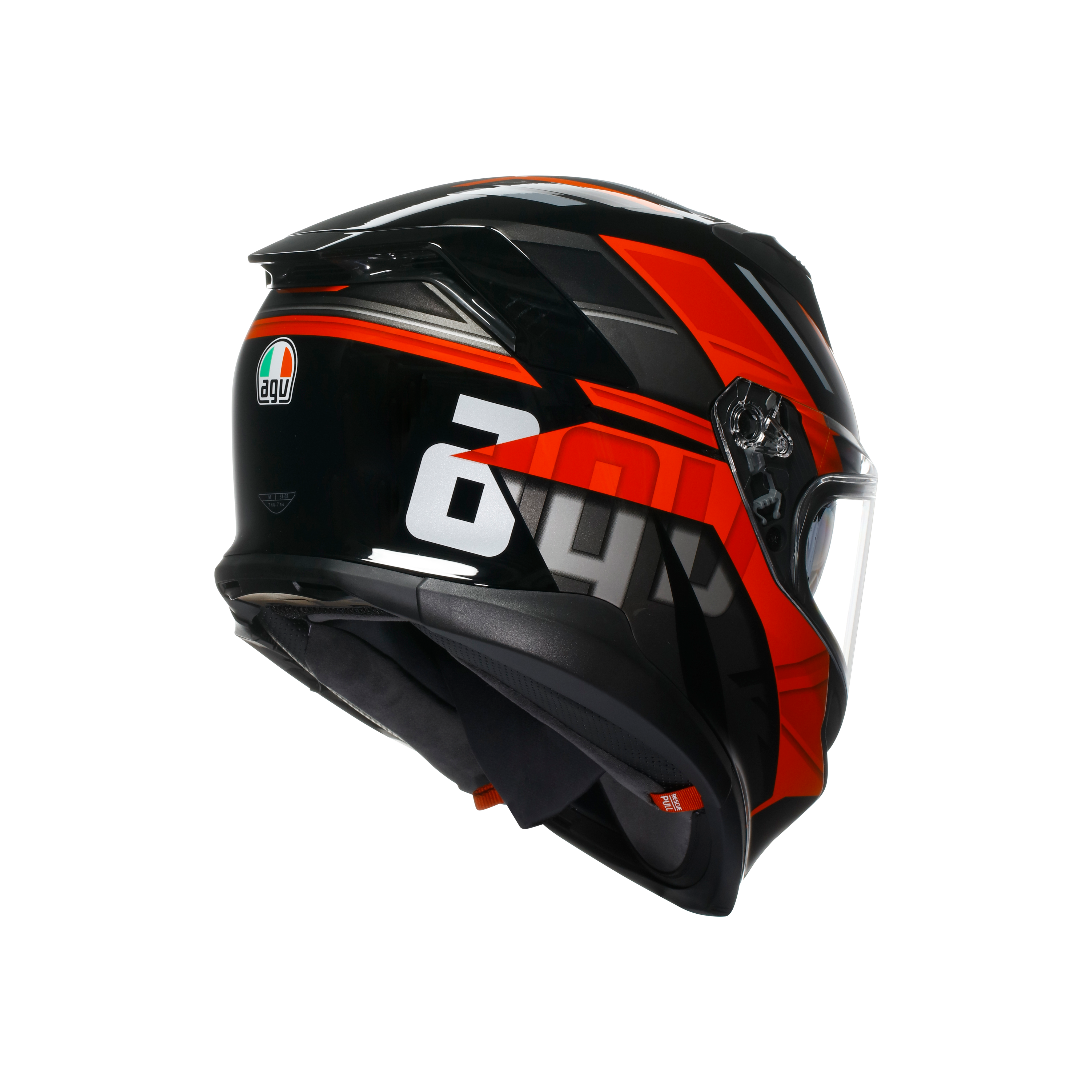 K7 MPLK TAURAX BLACK/RED - CASQUE MOTO INT&Eacute;GRAL E2206 -  - 6